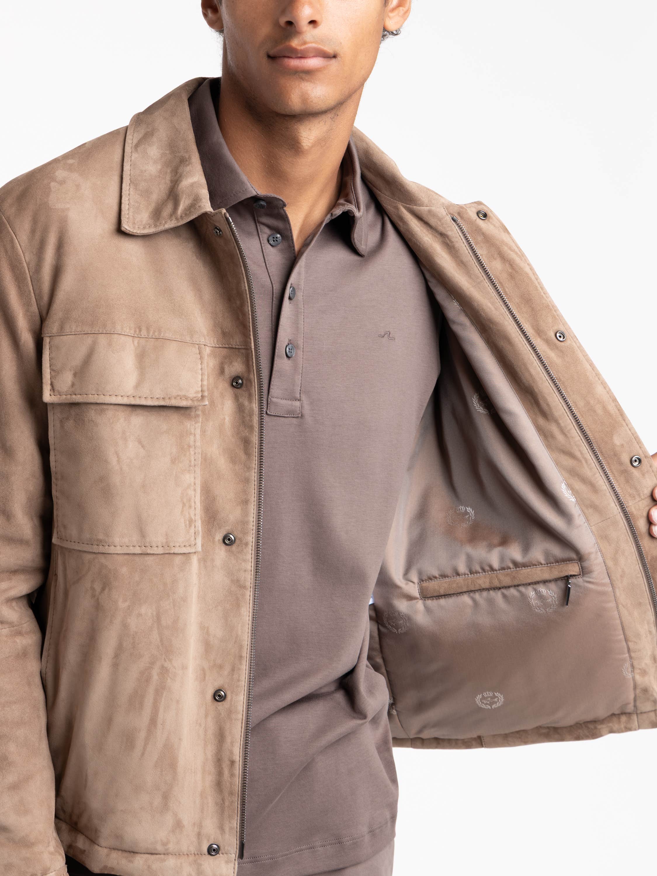 Brown Suede Aqualeather Jacket