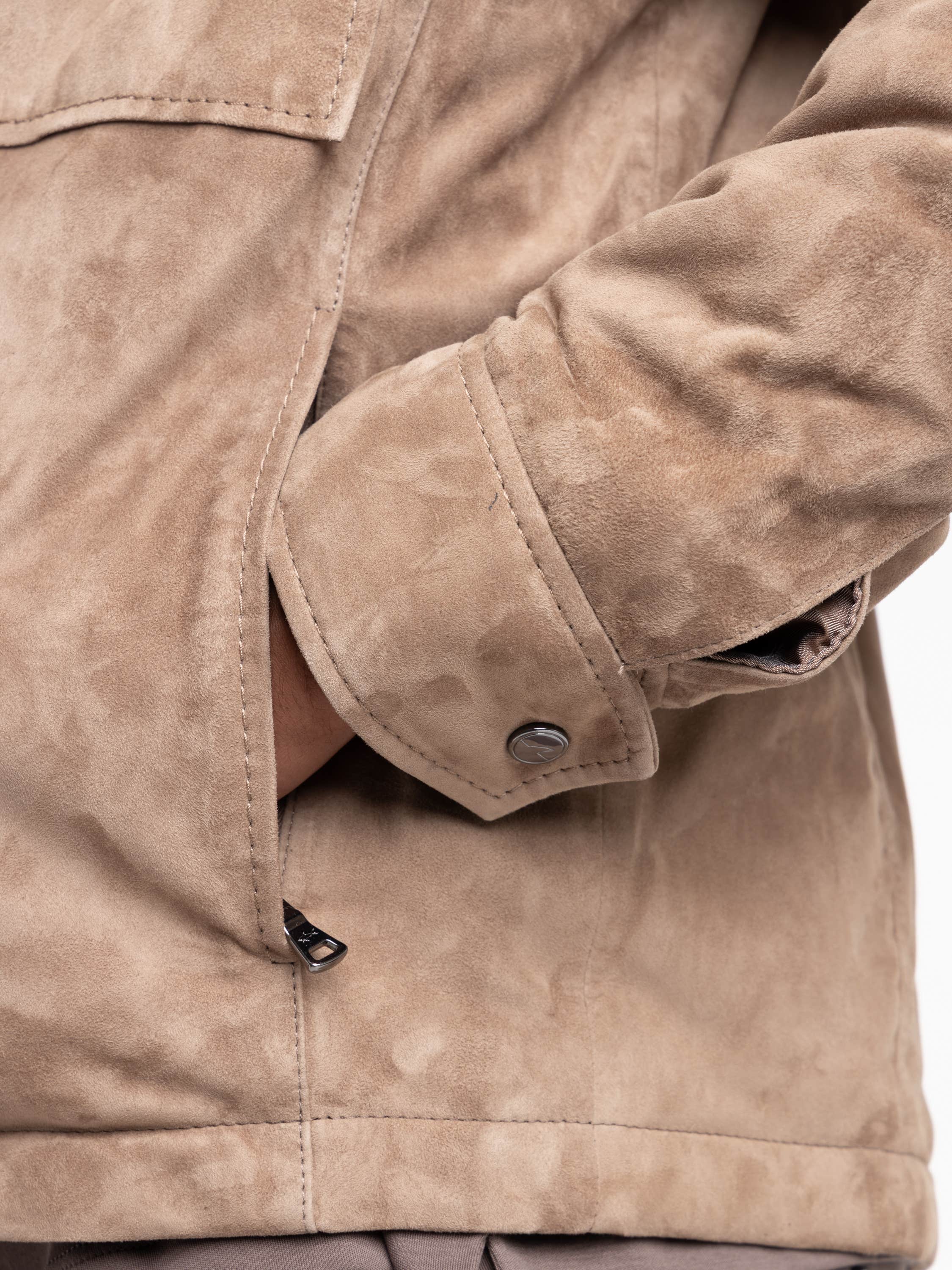 Brown Suede Aqualeather Jacket
