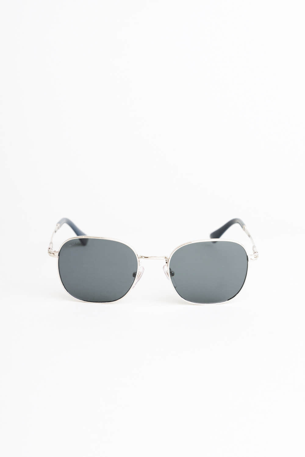 Silver/Dark Blue Polarized Sunglasses