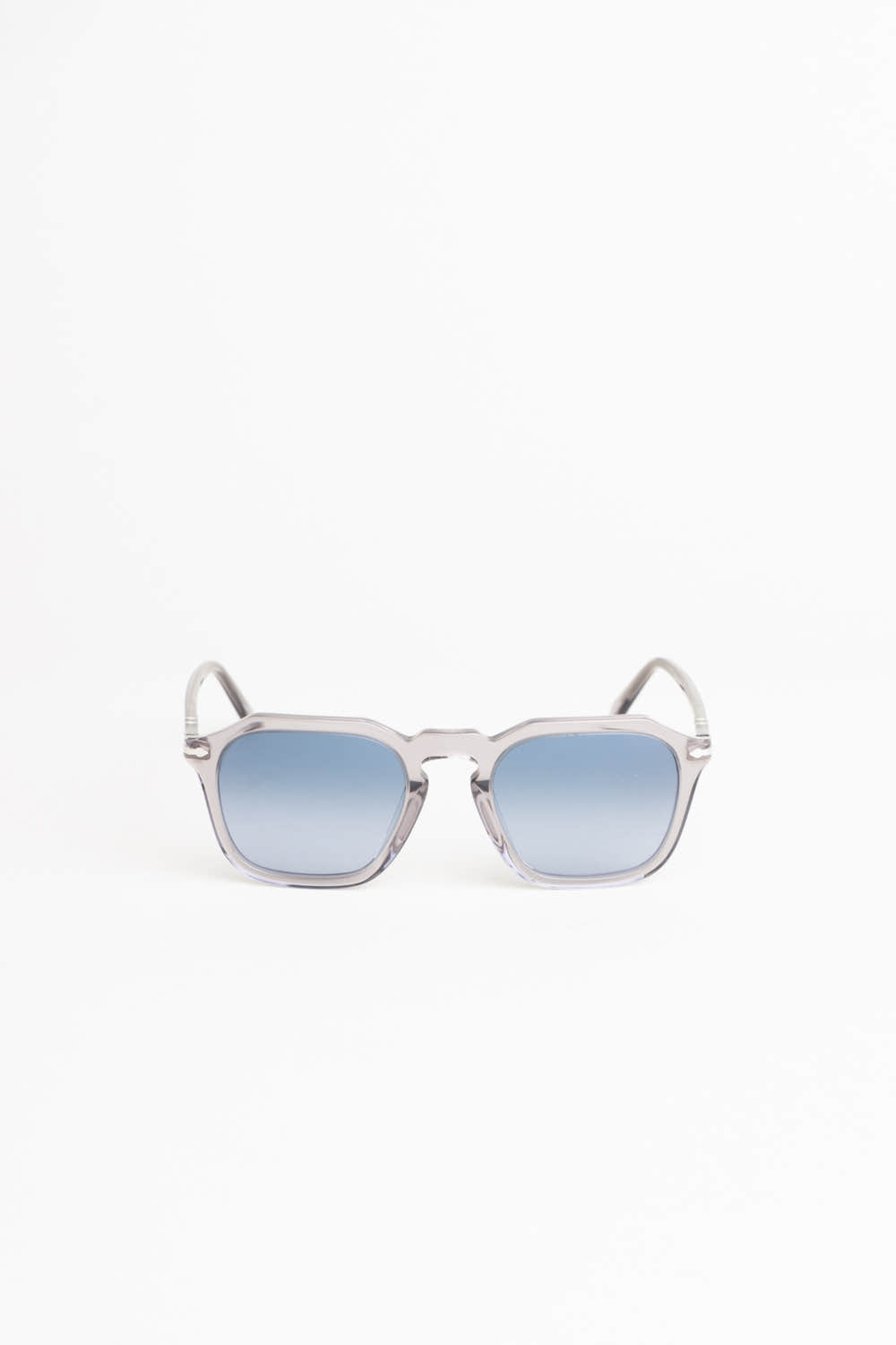 Transparent Grey Polarized Sqaure Sunglasses