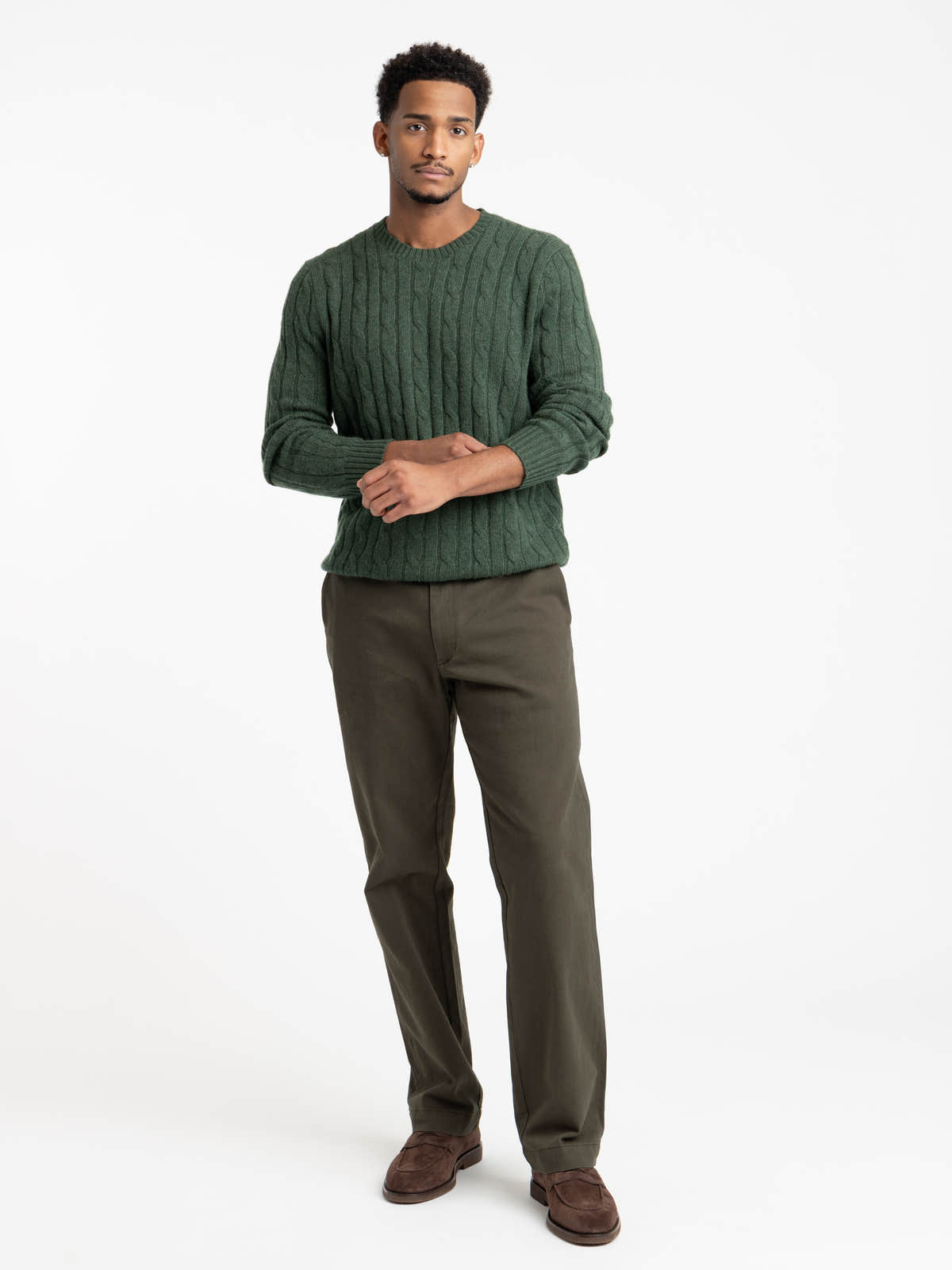 Estate Olive Jarret Classic Fit Stretch Chino Pant
