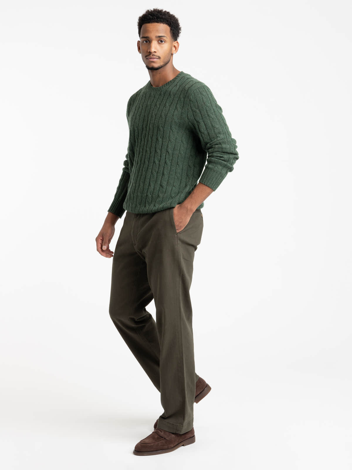 Estate Olive Jarret Classic Fit Stretch Chino Pant