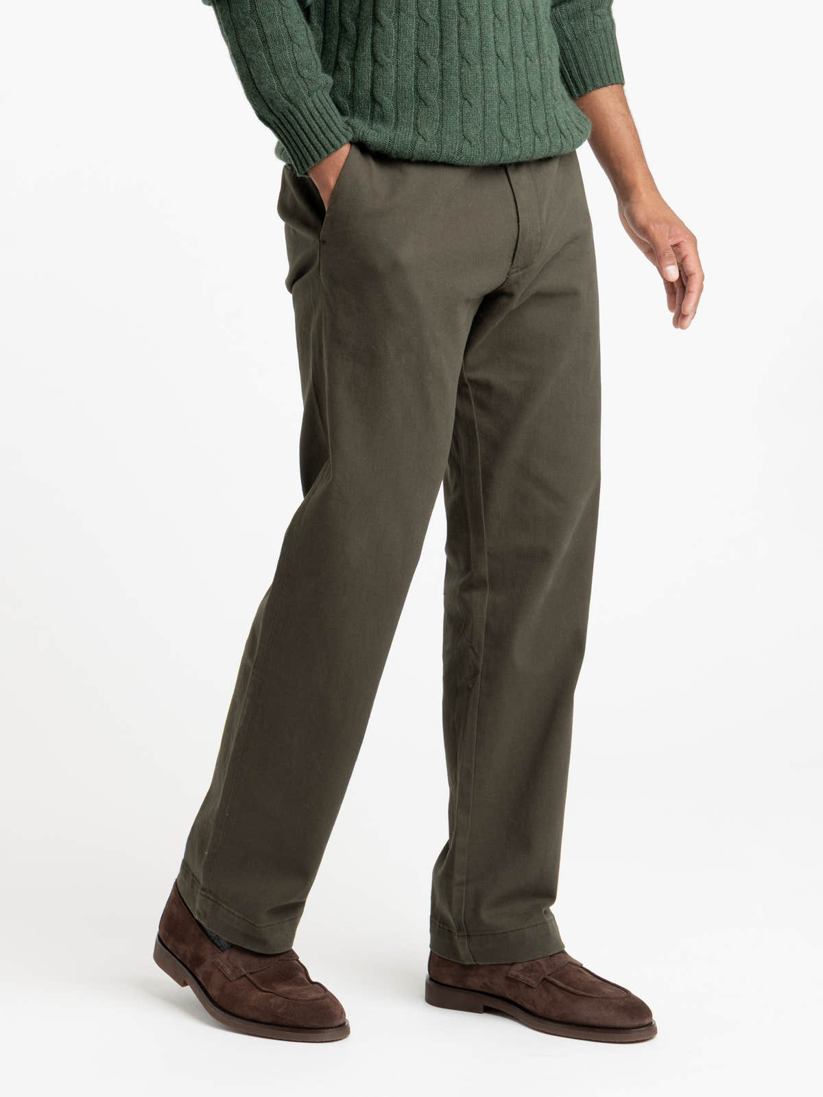 Estate Olive Jarret Classic Fit Stretch Chino Pant