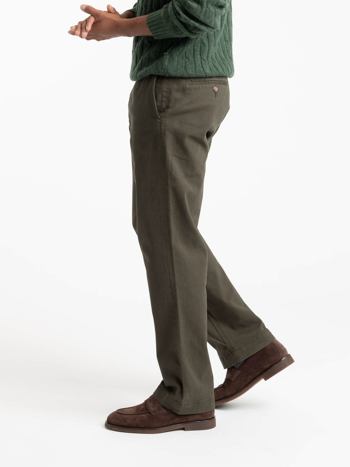 Estate Olive Jarret Classic Fit Stretch Chino Pant
