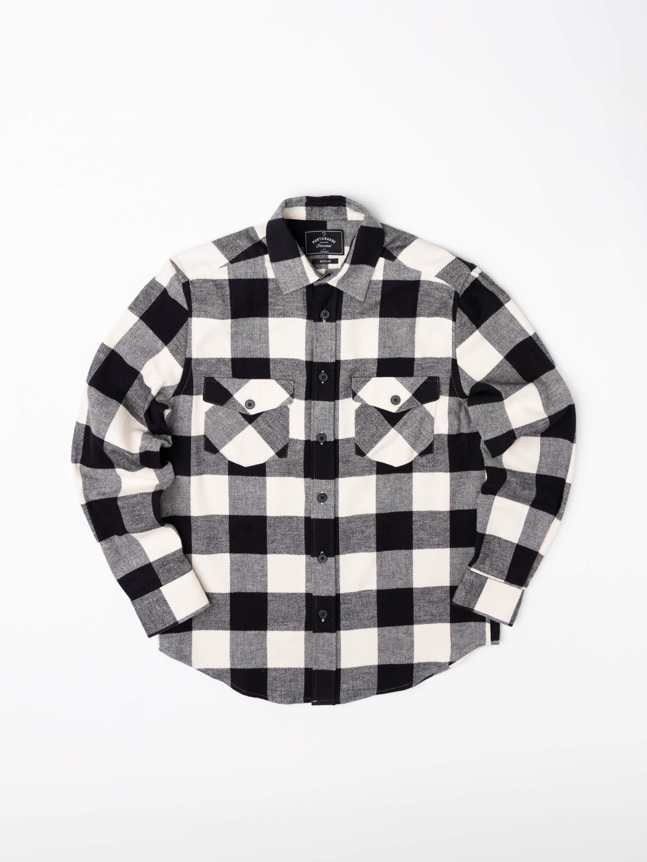 Buffalo Black-White Check Sport Shirt