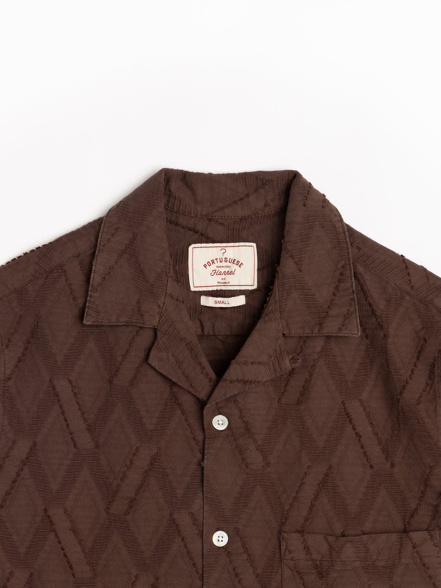 Chocolate Brown Ike Camp Collar Shirt – The Helm Clothing