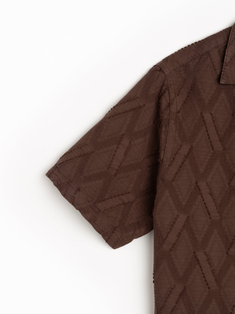 Chocolate Brown Ike Camp Collar Shirt – The Helm Clothing