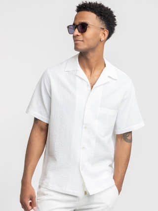 Portuguese Flannel Flamé White Shirt