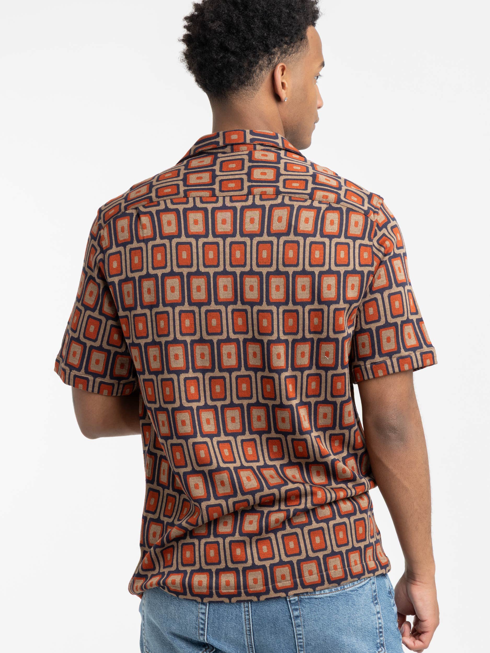 Geometric Knit Shirt