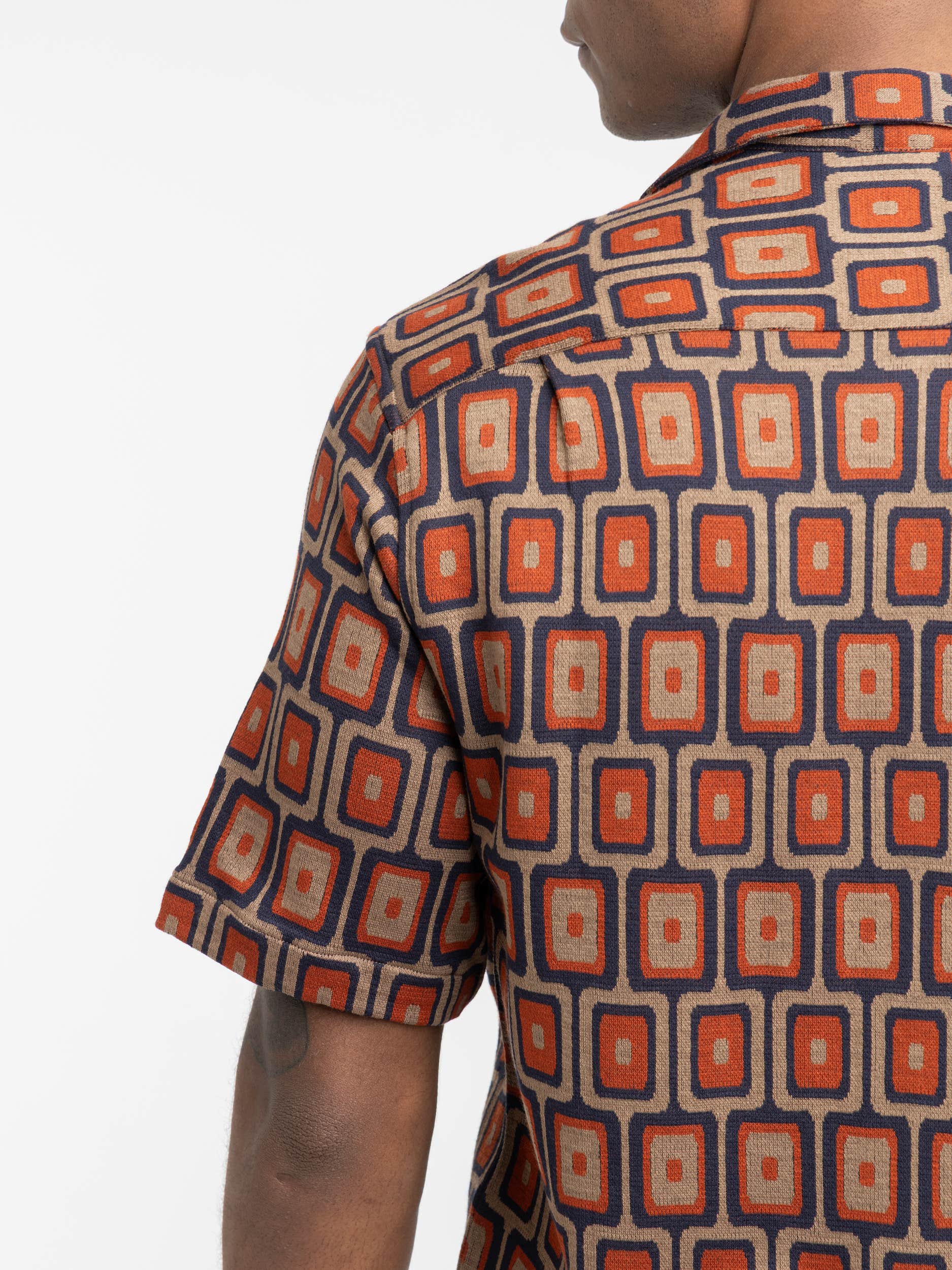 Geometric Knit Shirt