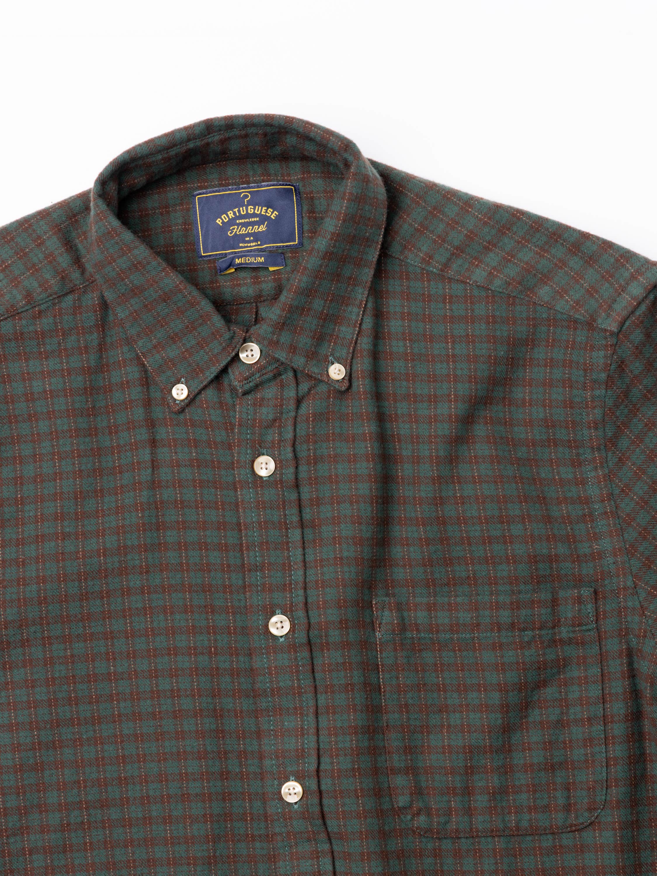 Lago Green Check Sport Shirt