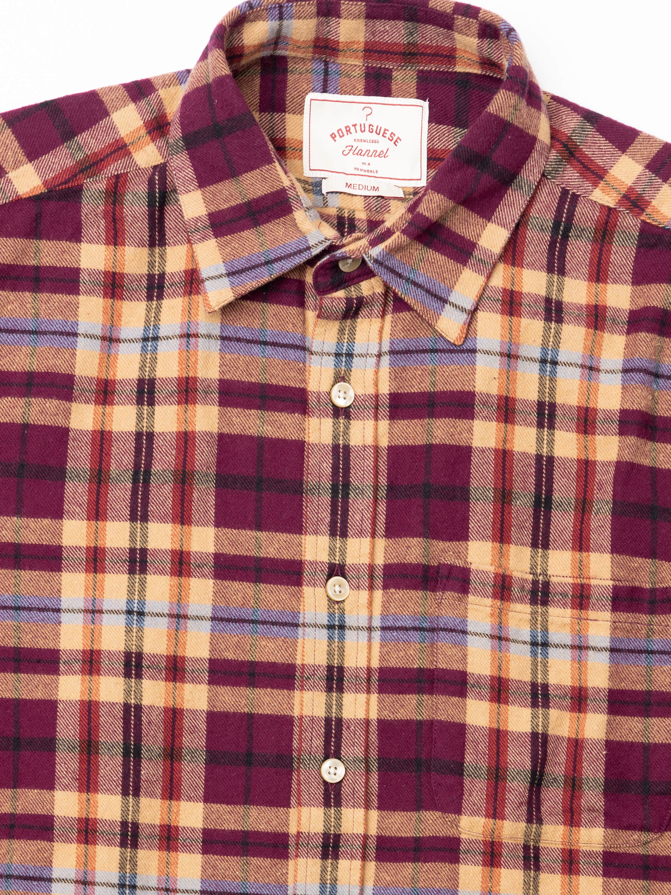 Ruiva Red Flannel Sport Shirt