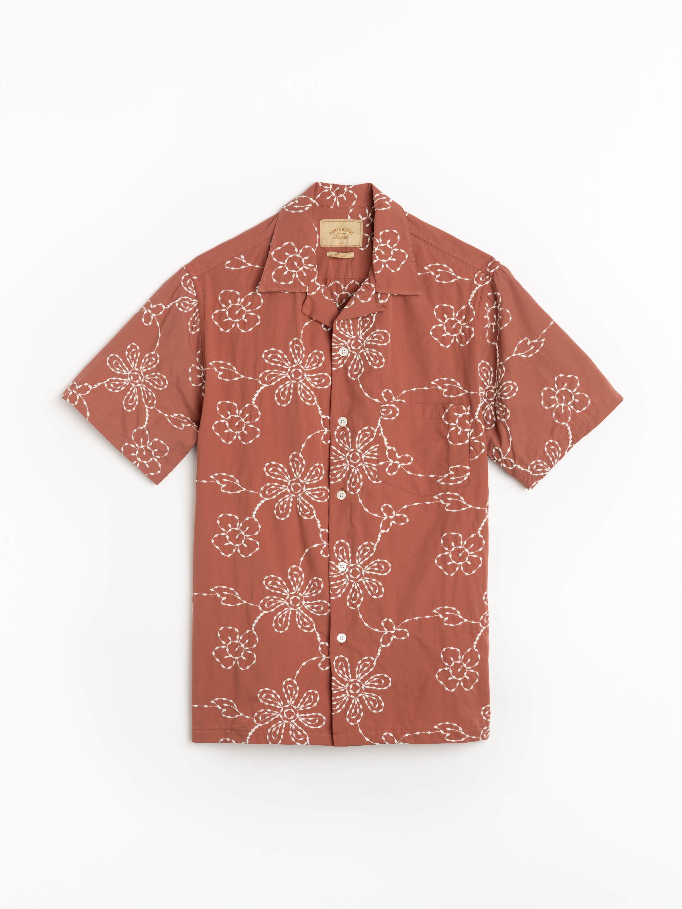 Terracotta Compota Camp Collar Shirt