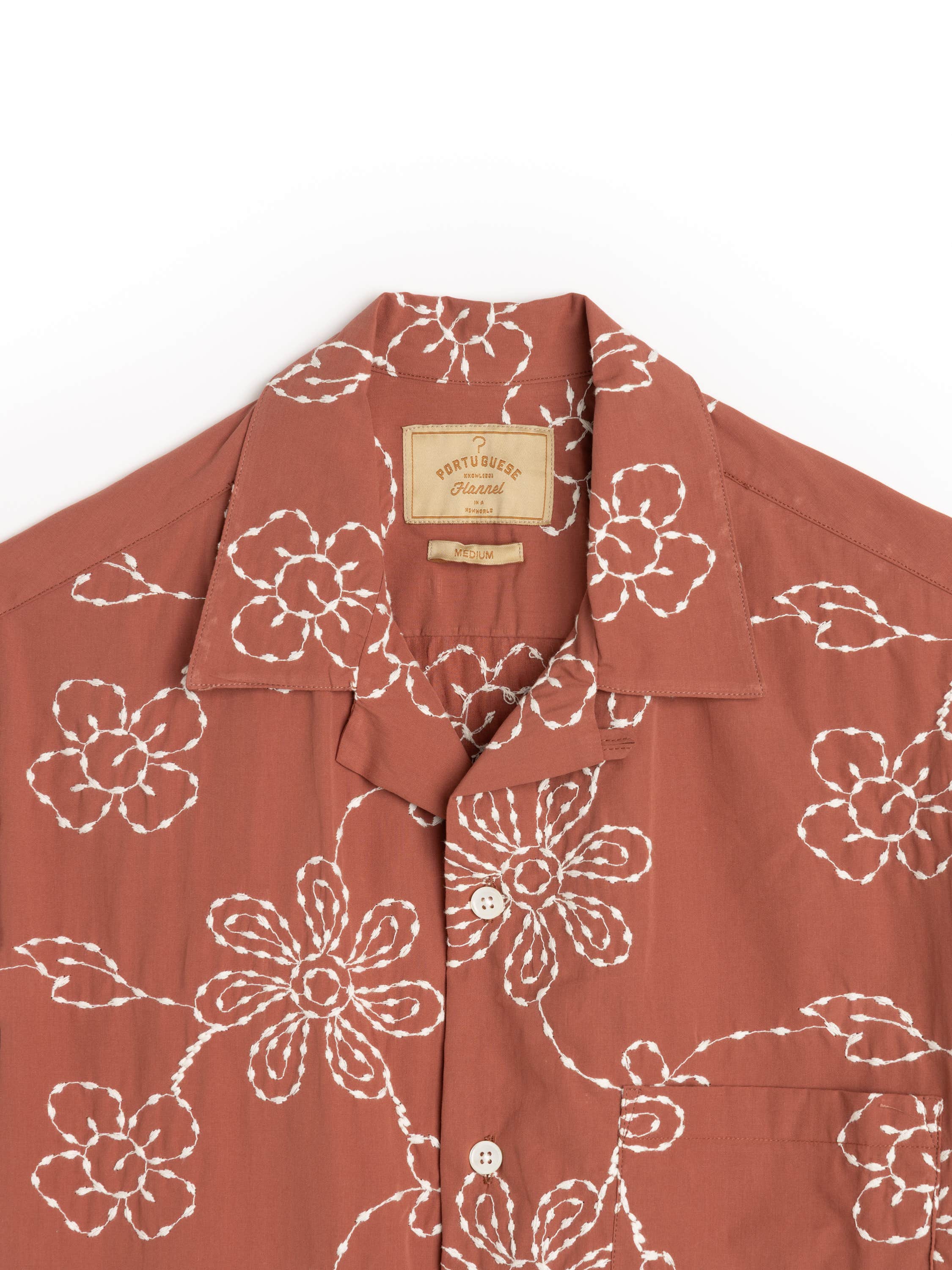 Terracotta Compota Camp Collar Shirt