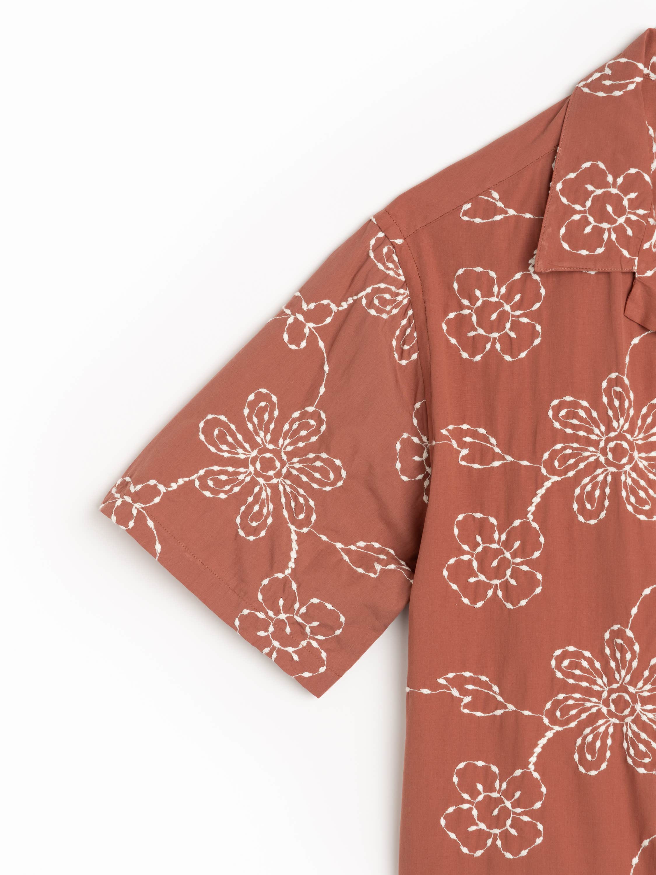 Terracotta Compota Camp Collar Shirt