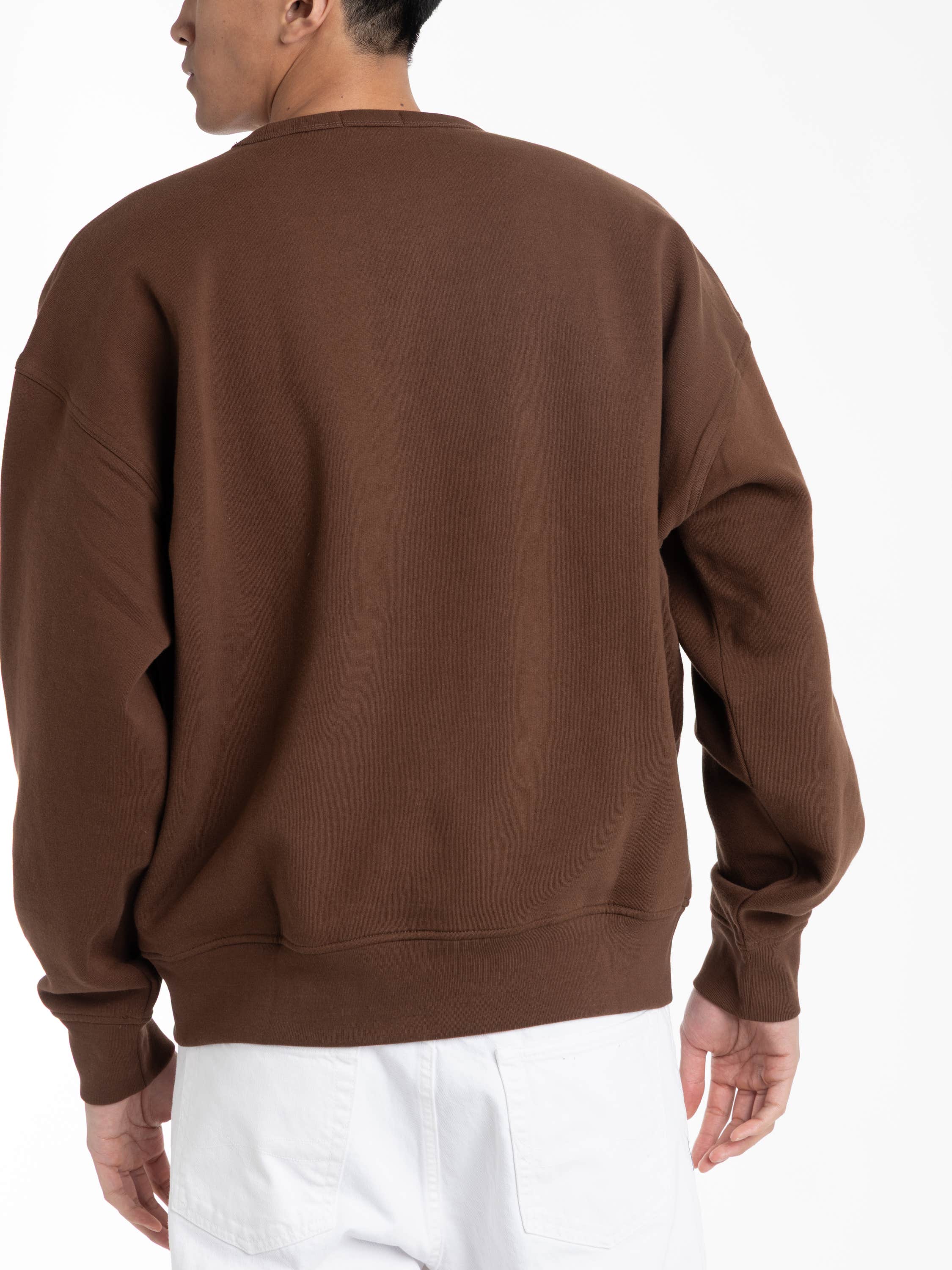 Branch Brown Relaxed Fit Fleece Graphic Sweatshirt
