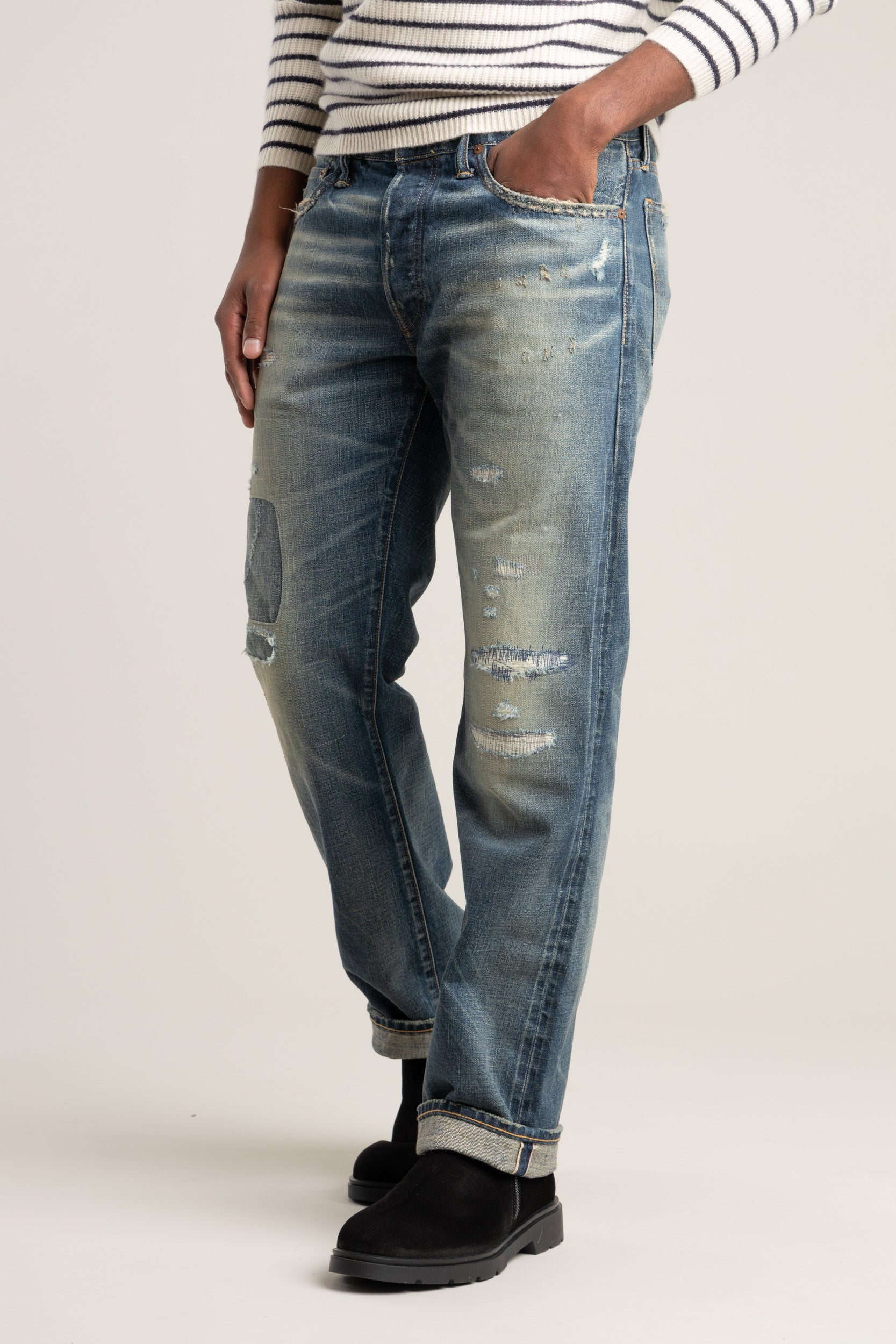 Ralph lauren sale ripped jeans