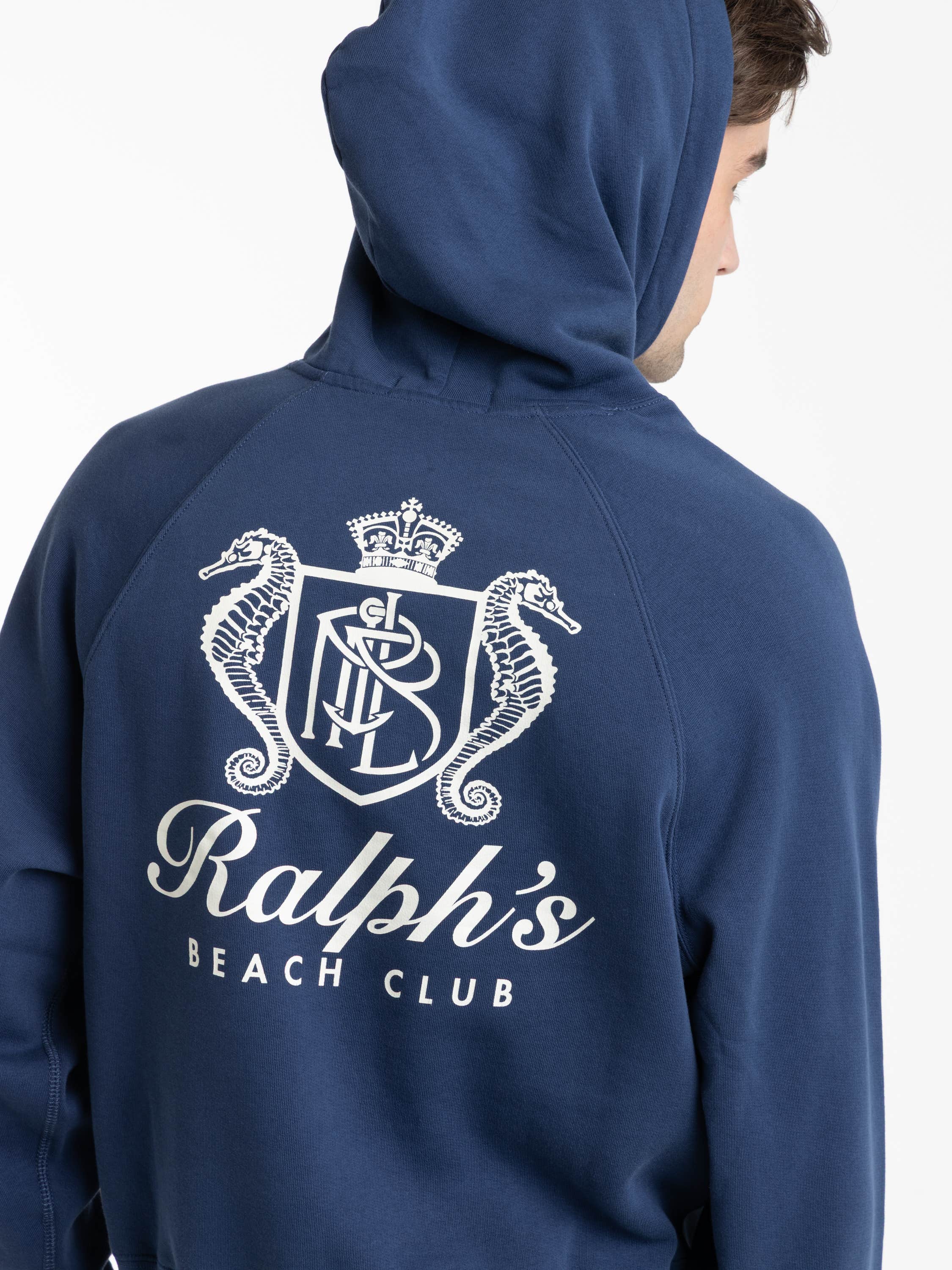 Dark Cobalt Beach Club Hoodie