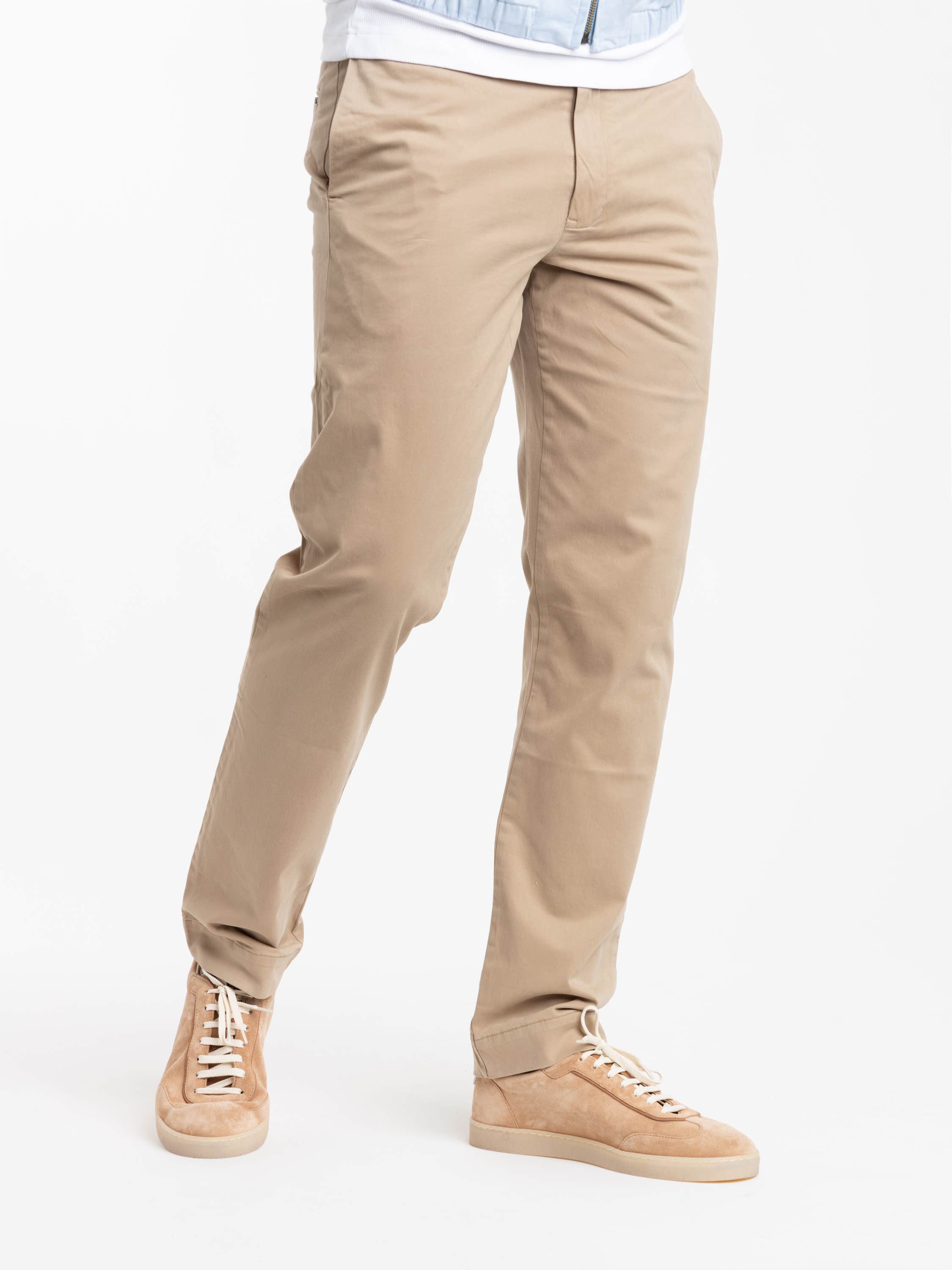 Khaki Hill Jarrett Slim Fit Sateen Pant