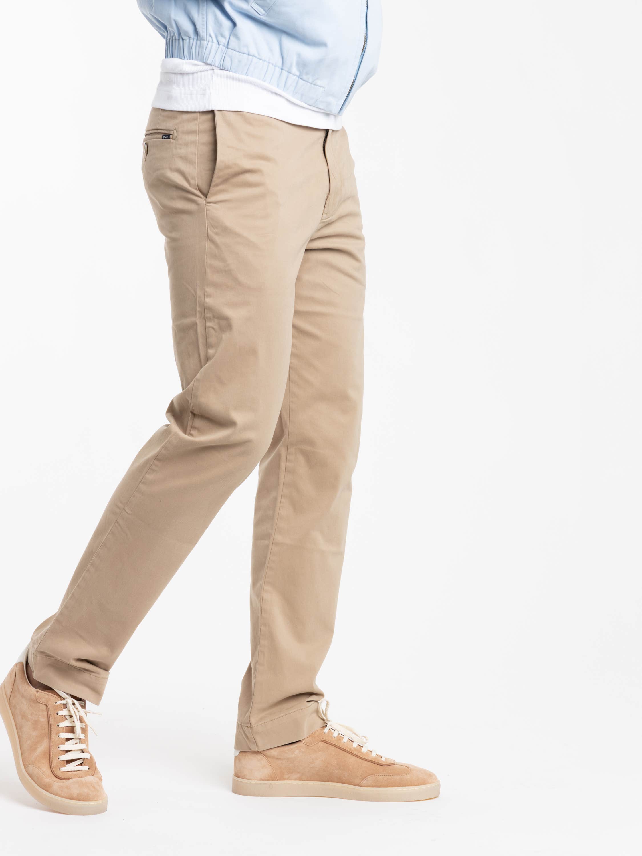 Khaki Hill Jarrett Slim Fit Sateen Pant