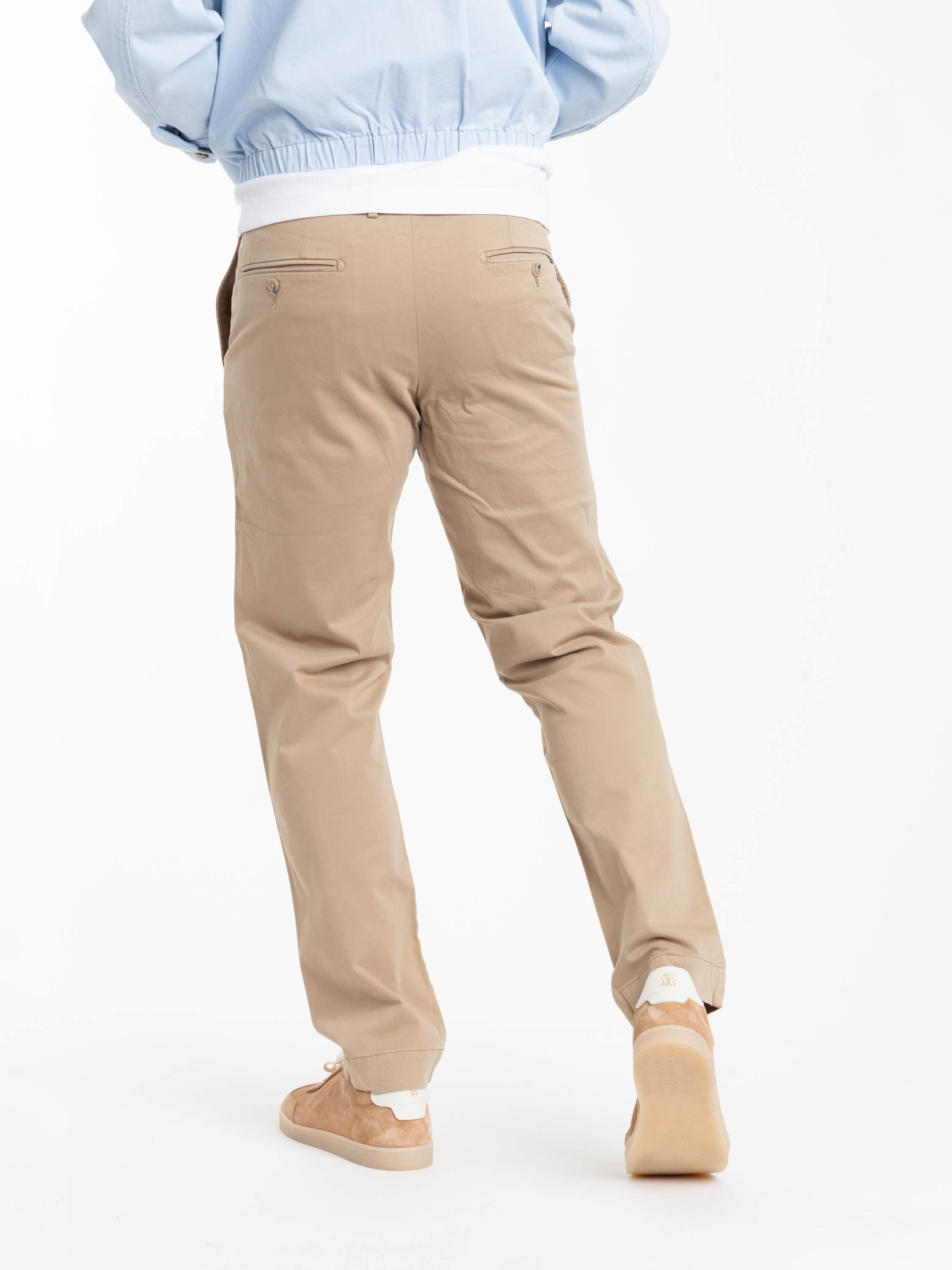Khaki Hill Jarrett Slim Fit Sateen Pant