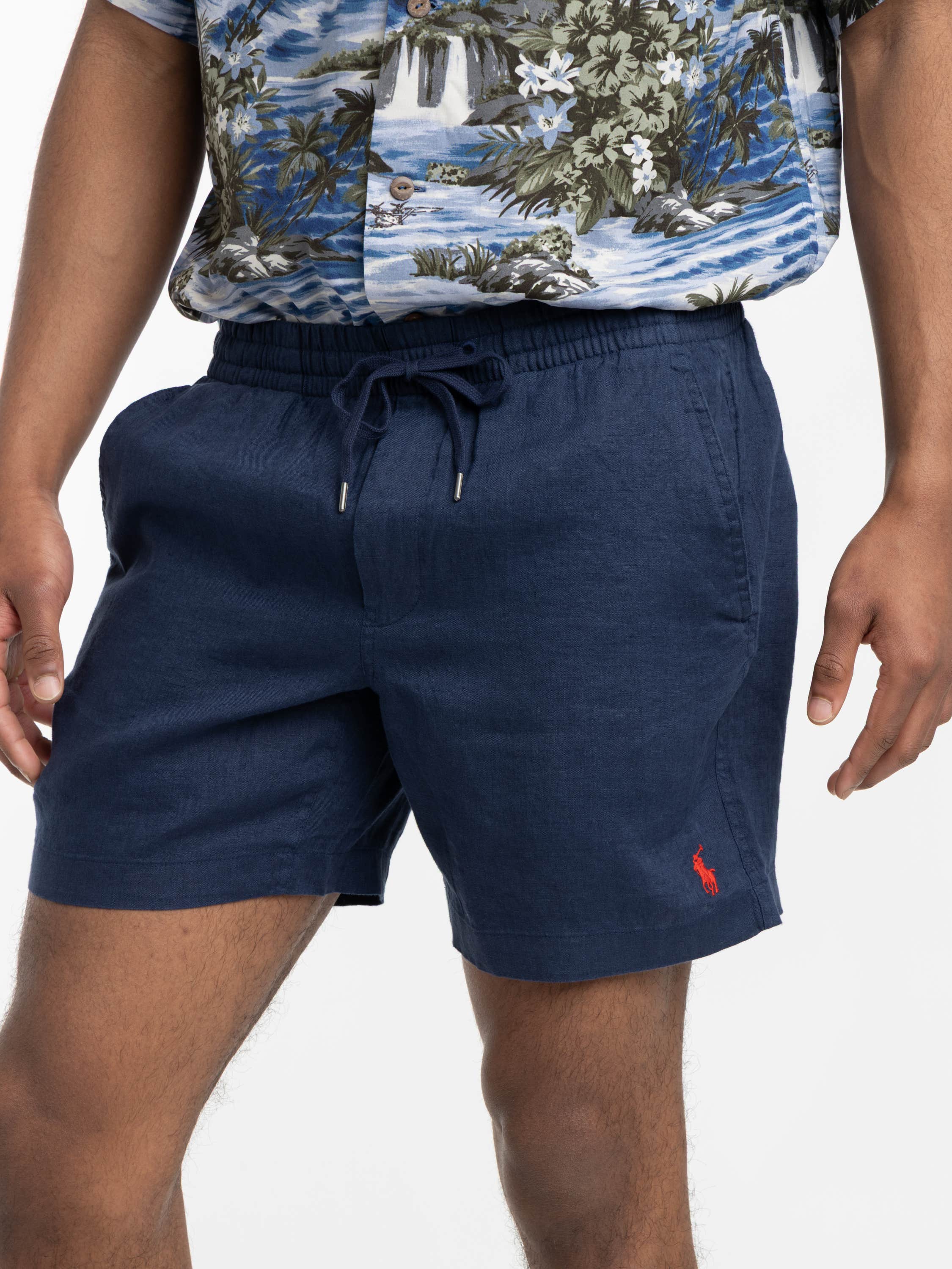 Navy Drawstring Short