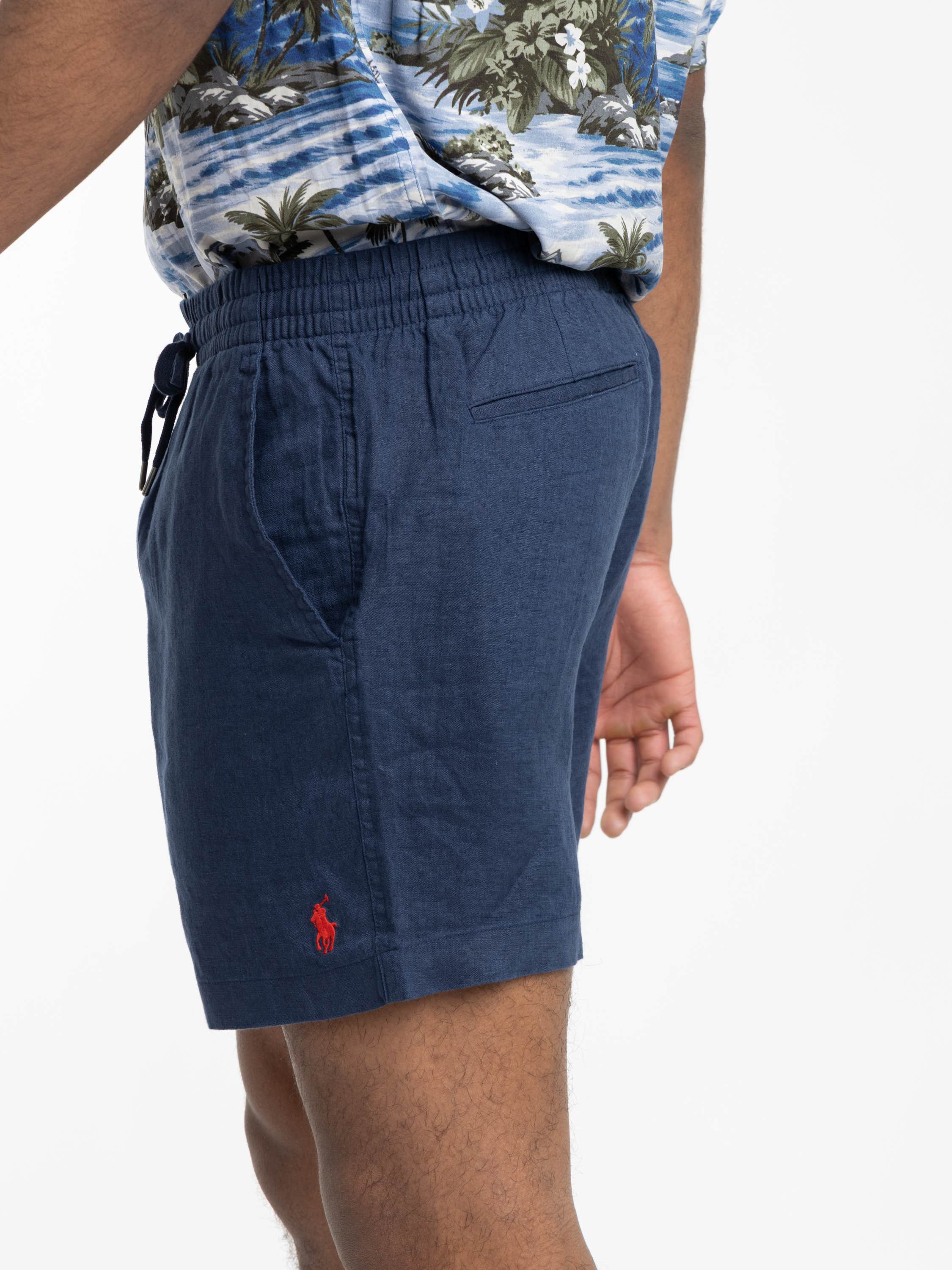 Navy Drawstring Short