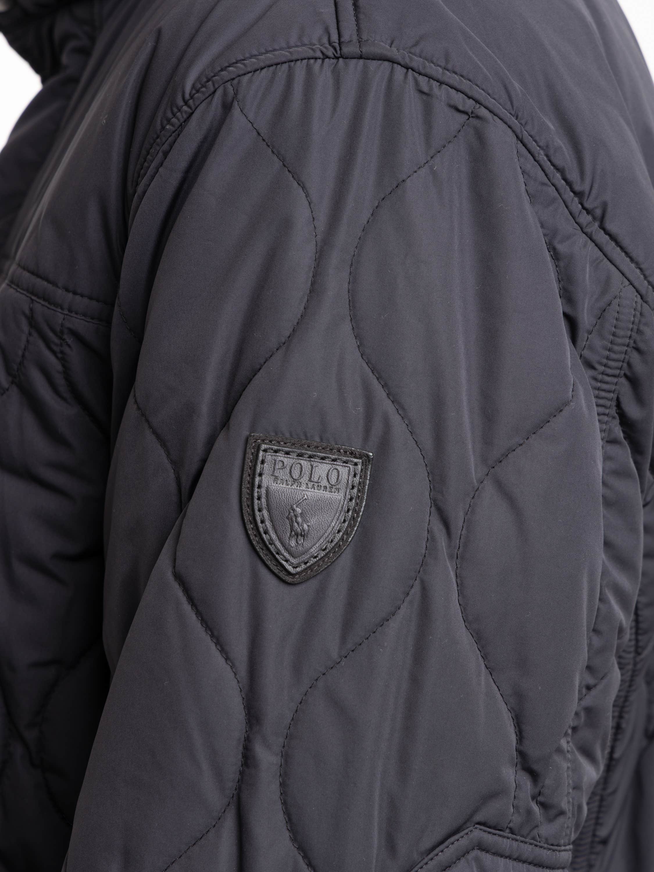 Navy Quilted Jacket