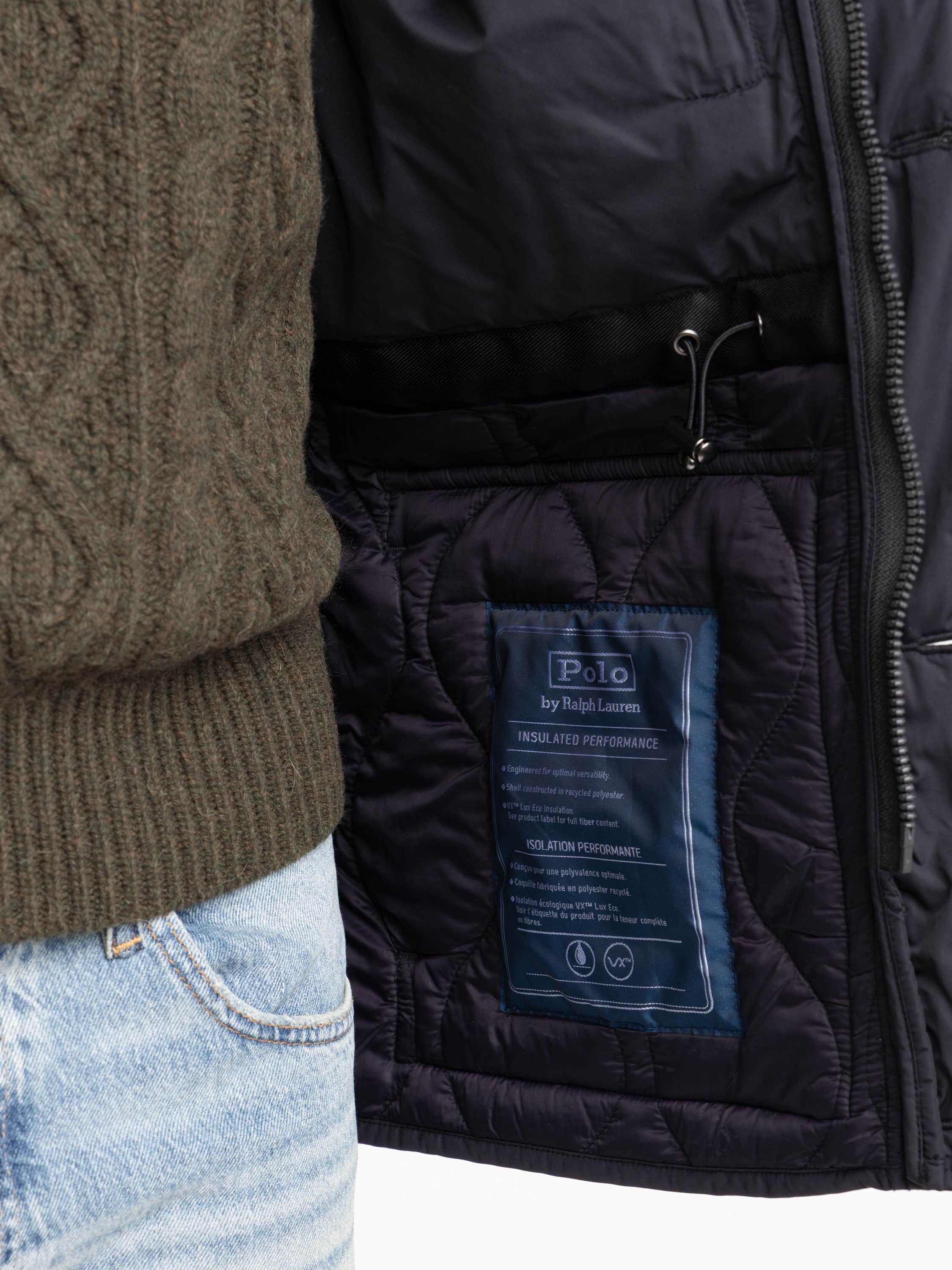 Navy Quilted Jacket