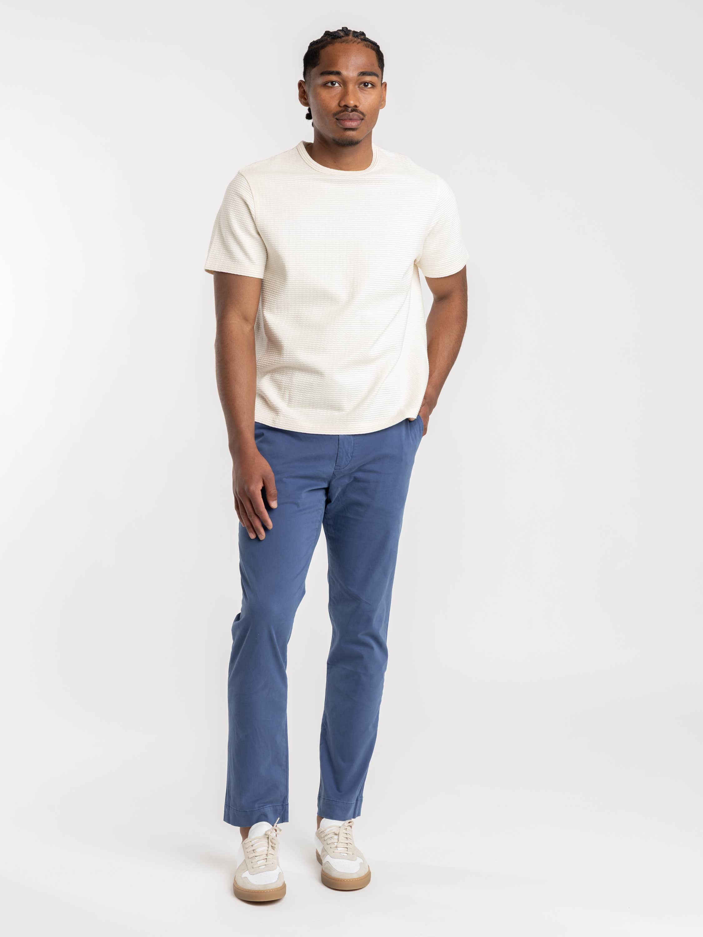 Night Navy Jarrett Slim Fit Sateen Pant