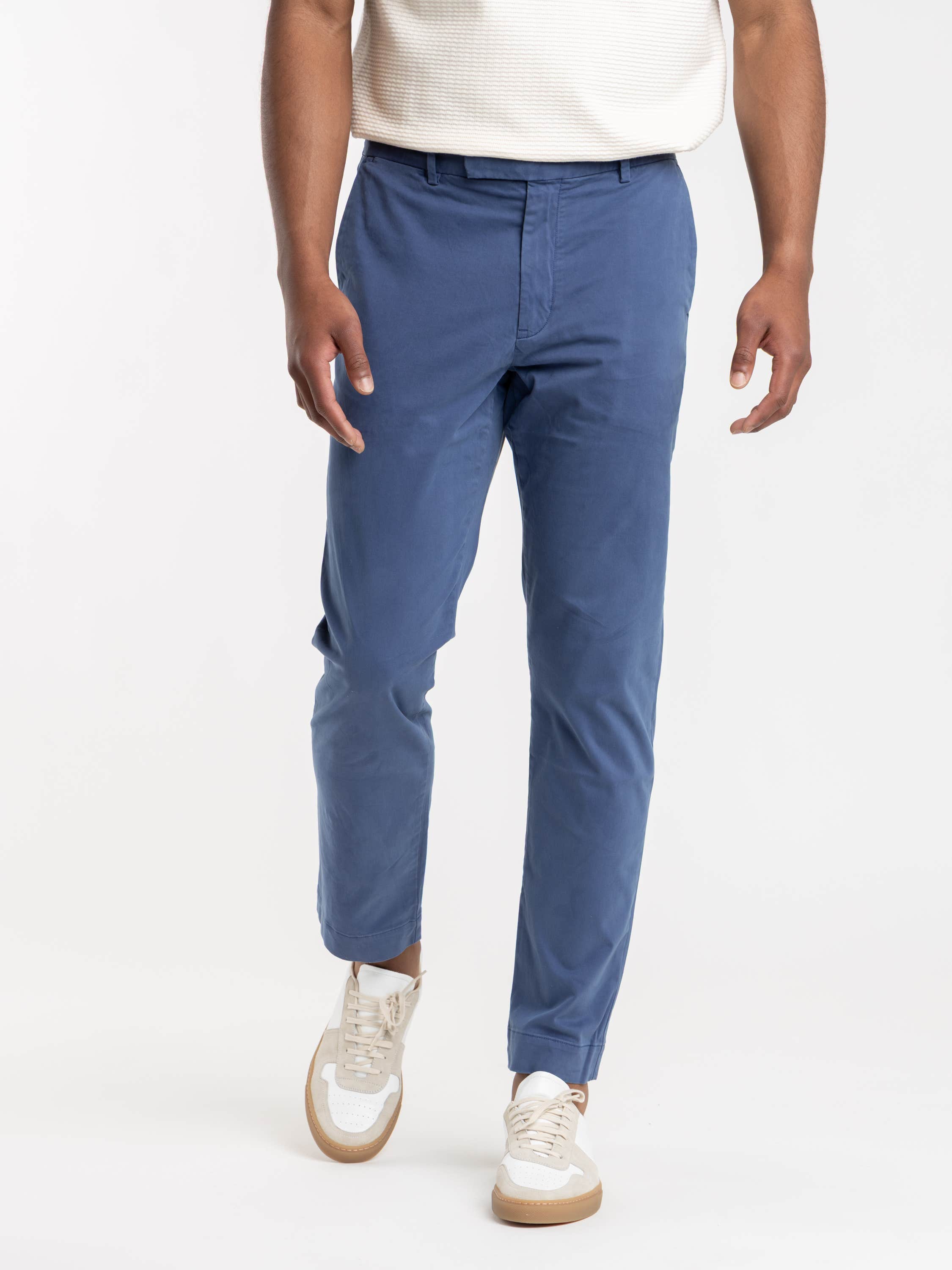 Night Navy Jarrett Slim Fit Sateen Pant