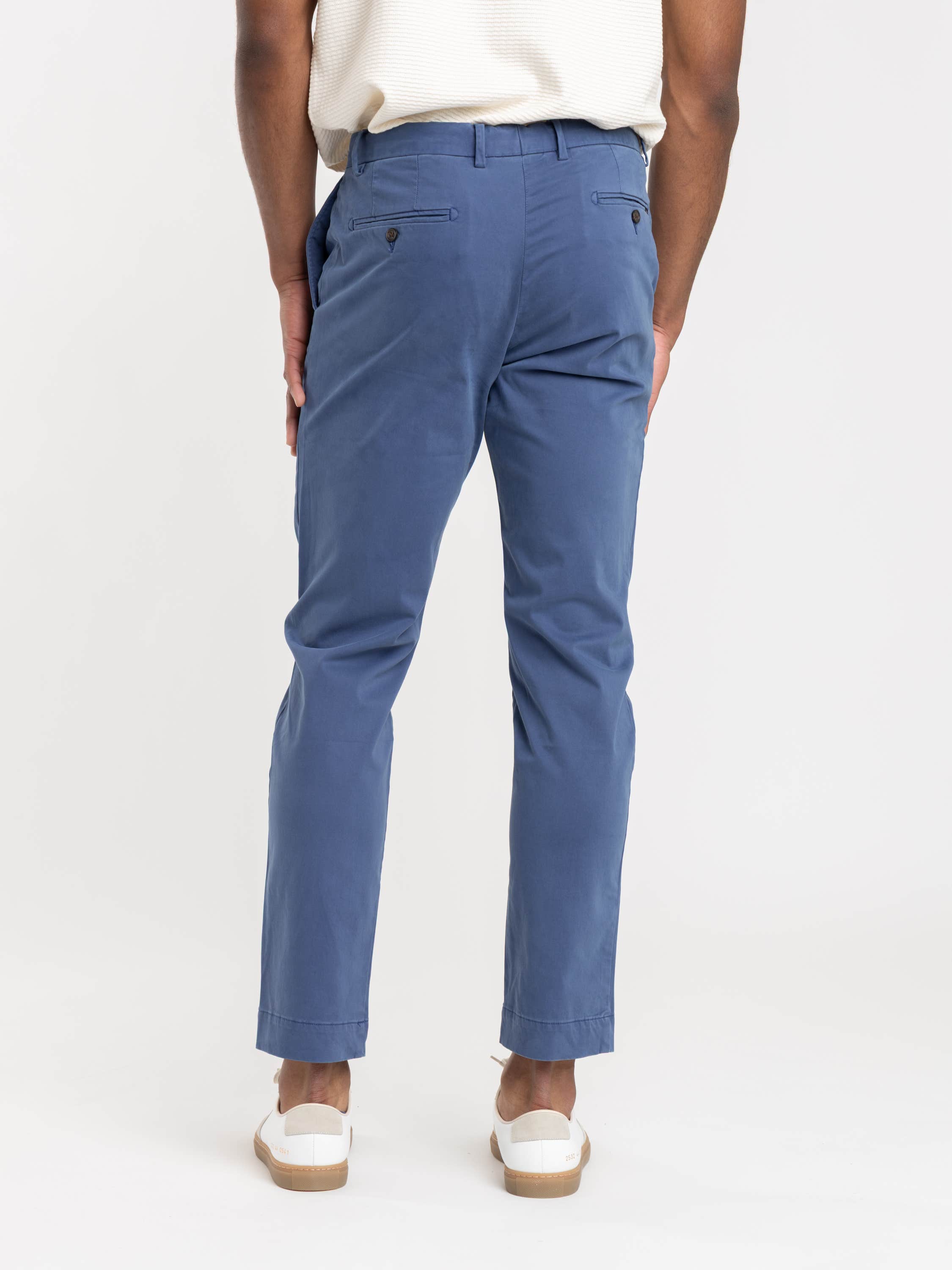 Night Navy Jarrett Slim Fit Sateen Pant