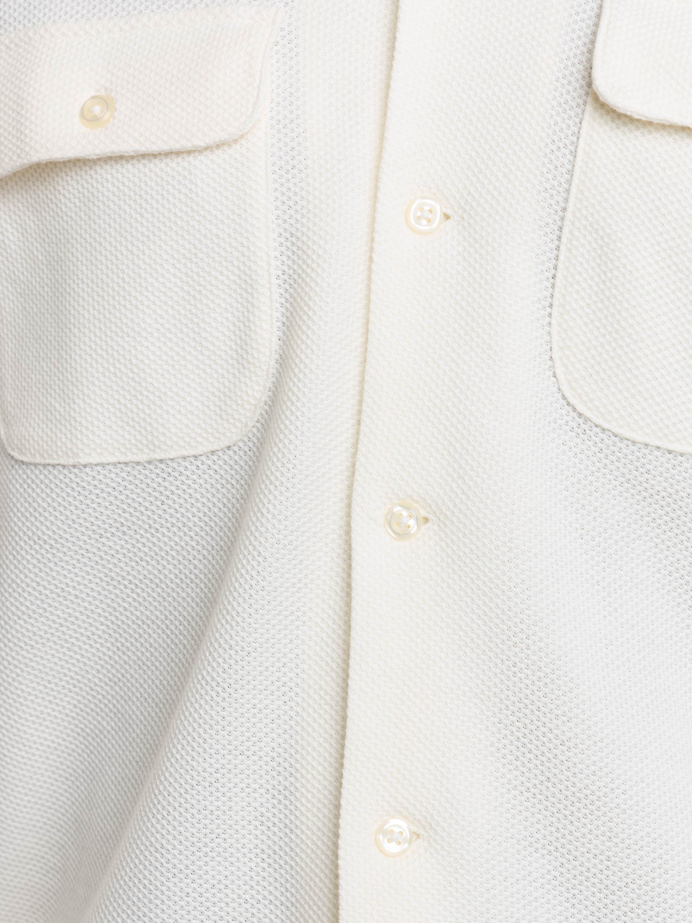 Pale Cream Hoenycomb Teton Camp Shirt