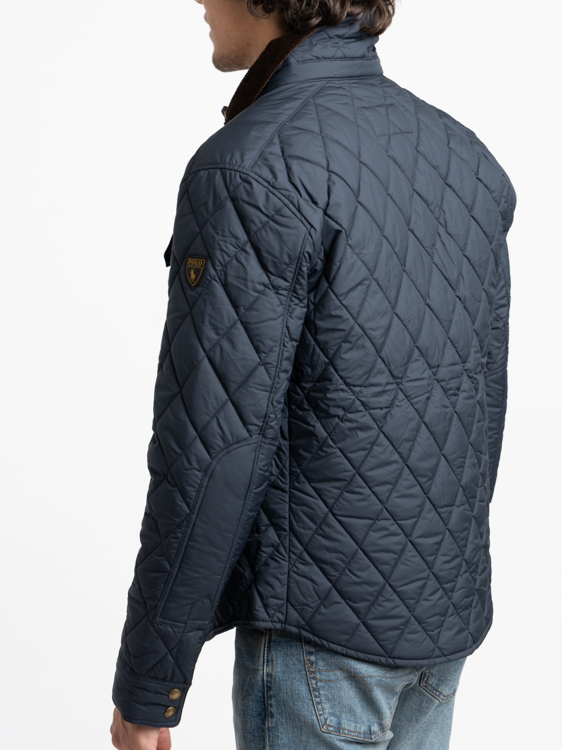 Water-Repellent Quilted Navy Jacket – The Helm Clothing