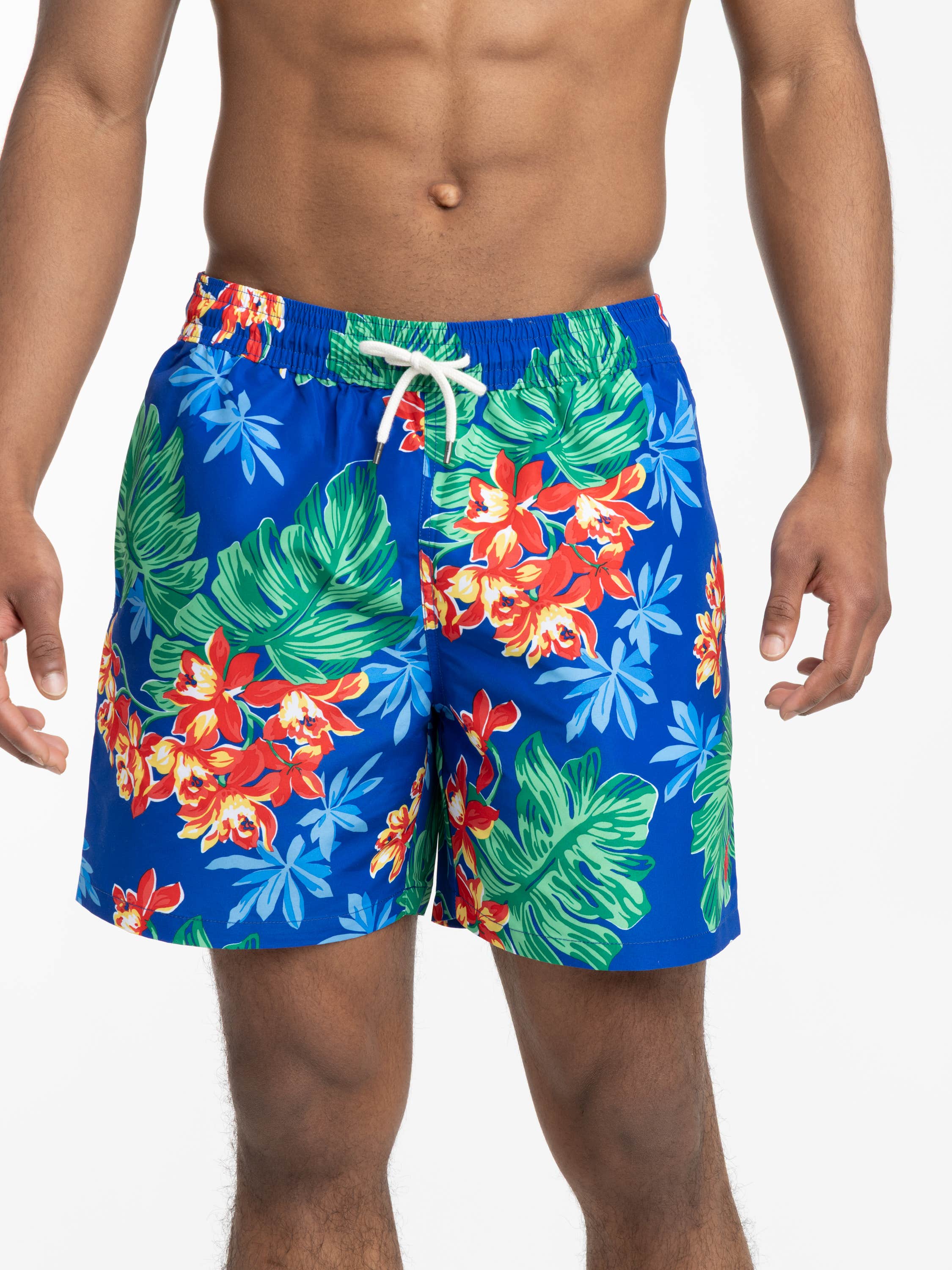Traveler Tropical Floral Swim Shorts
