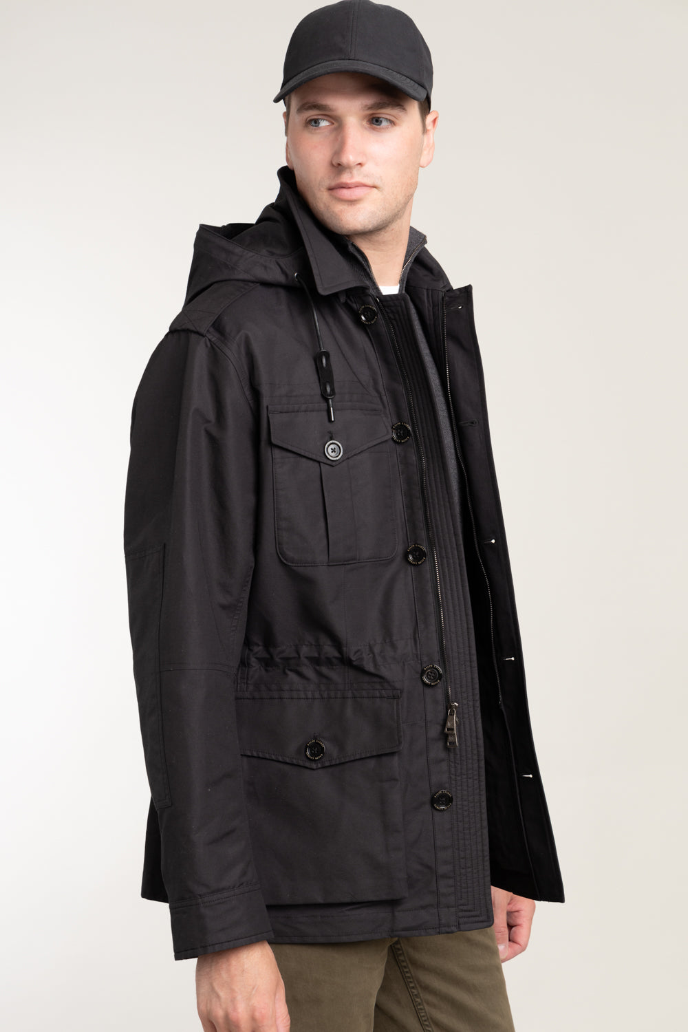 HUSS M-65 JACKET BLACK