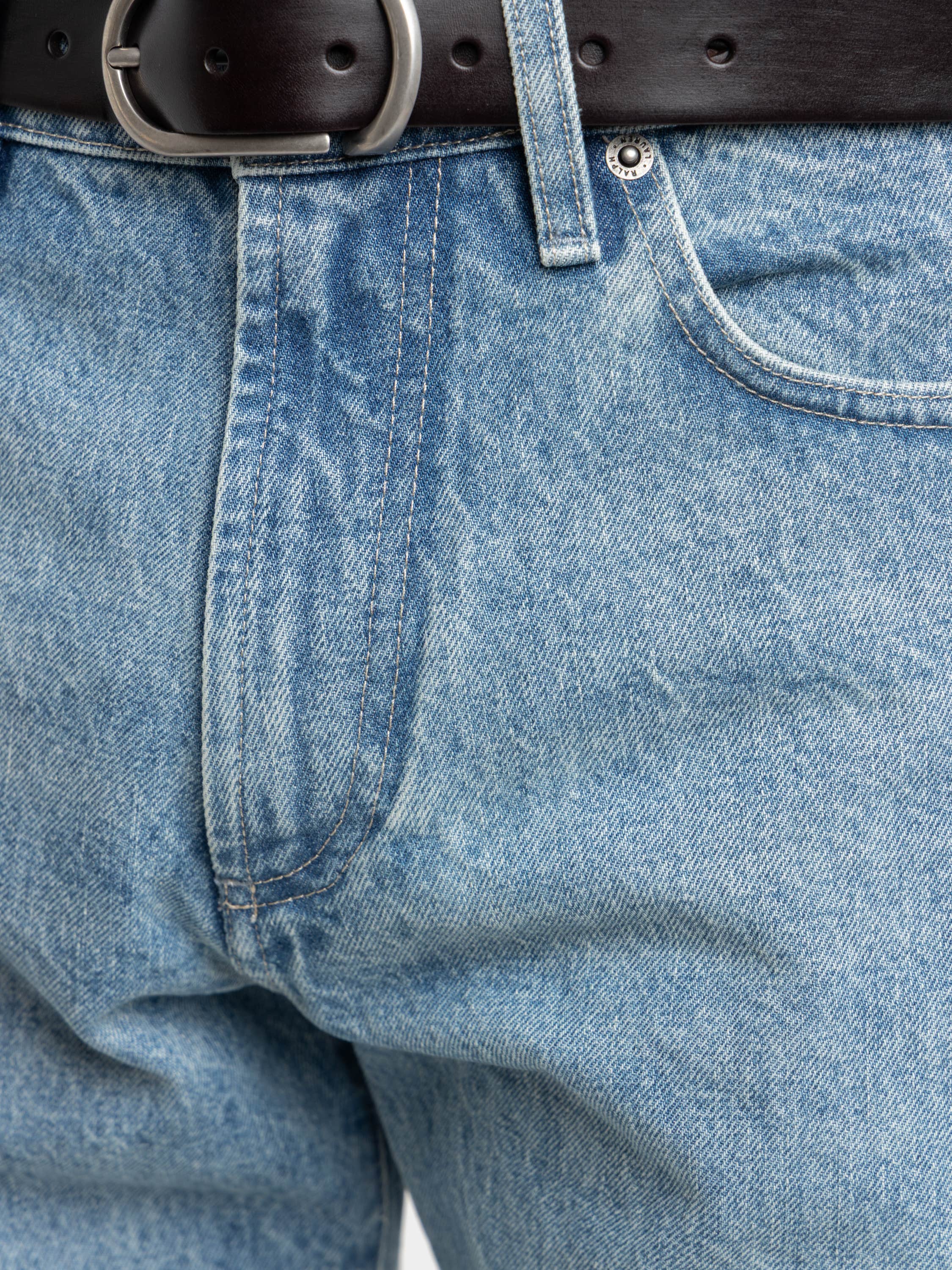 Blue Straight Fit Jean