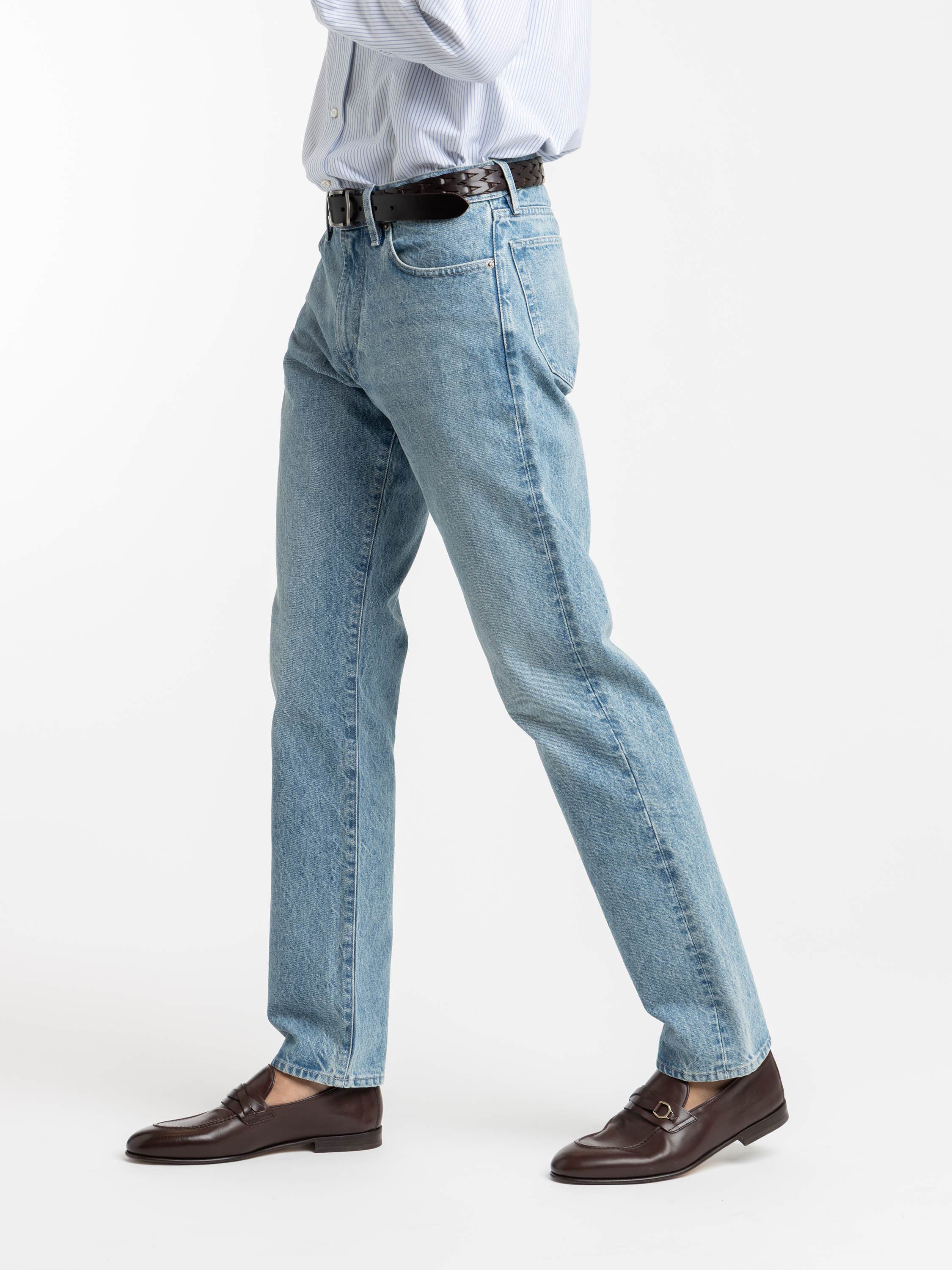 Blue Straight Fit Jean