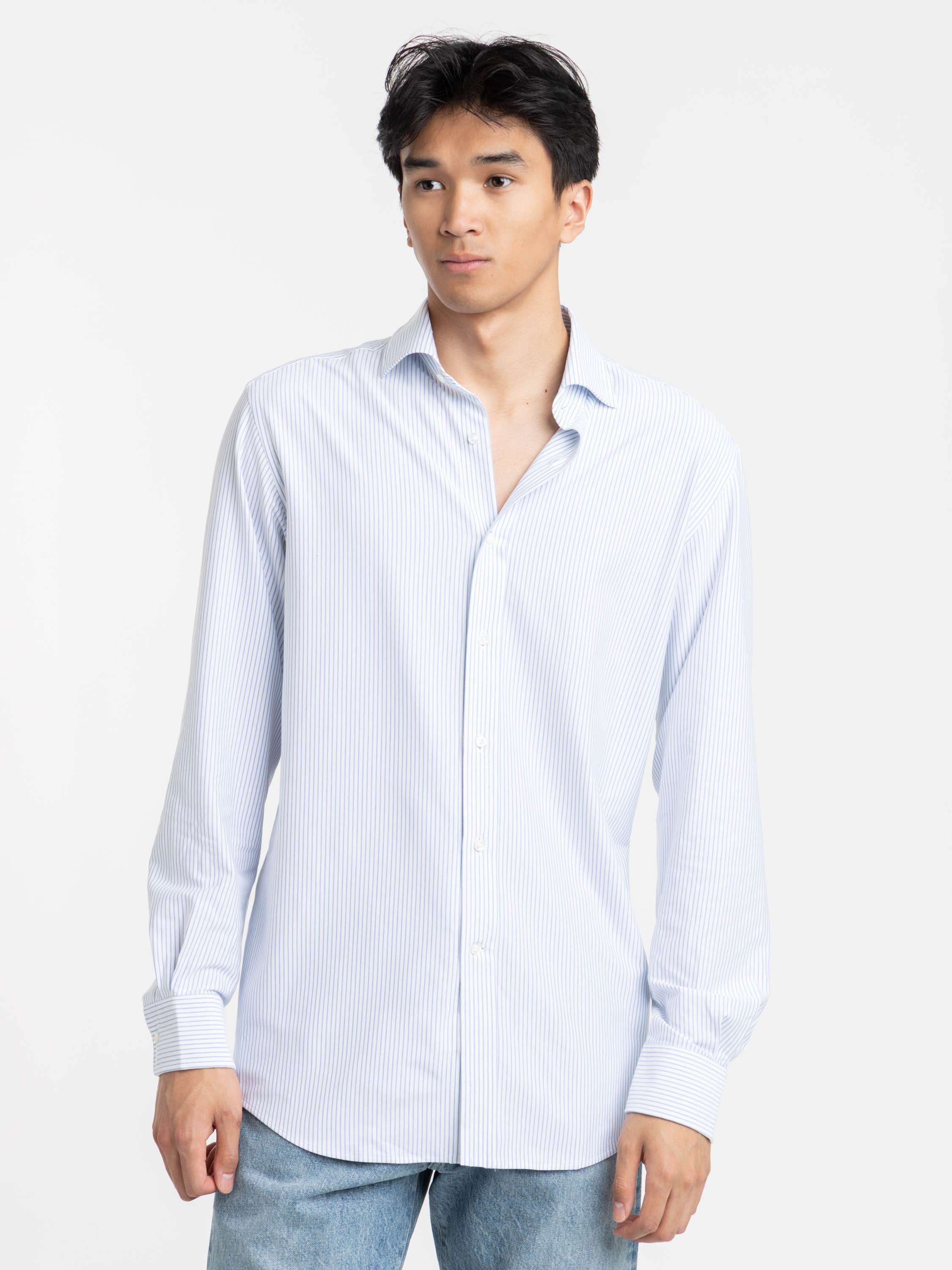 Light Blue Knit Shirt