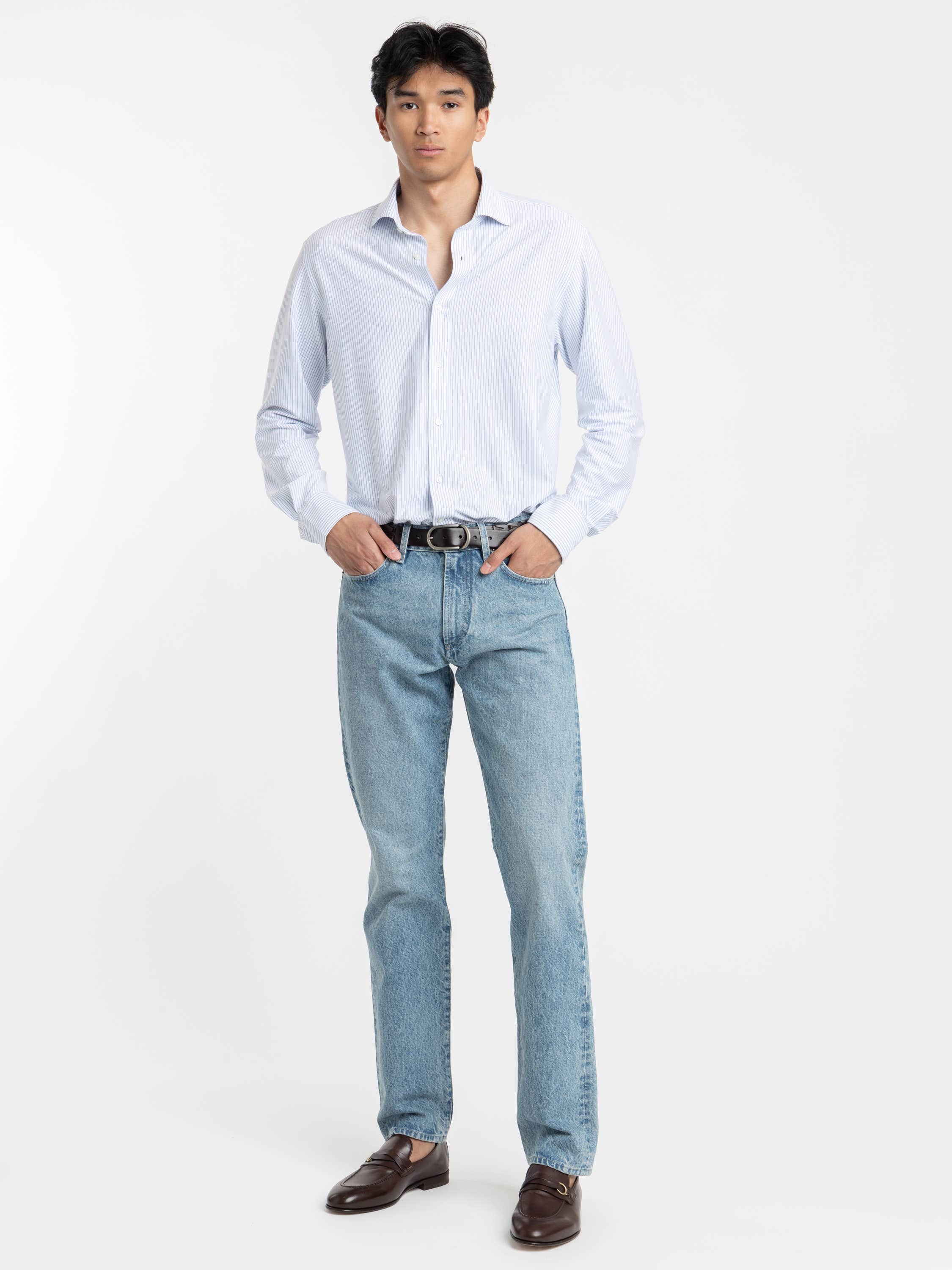 Light Blue Knit Shirt