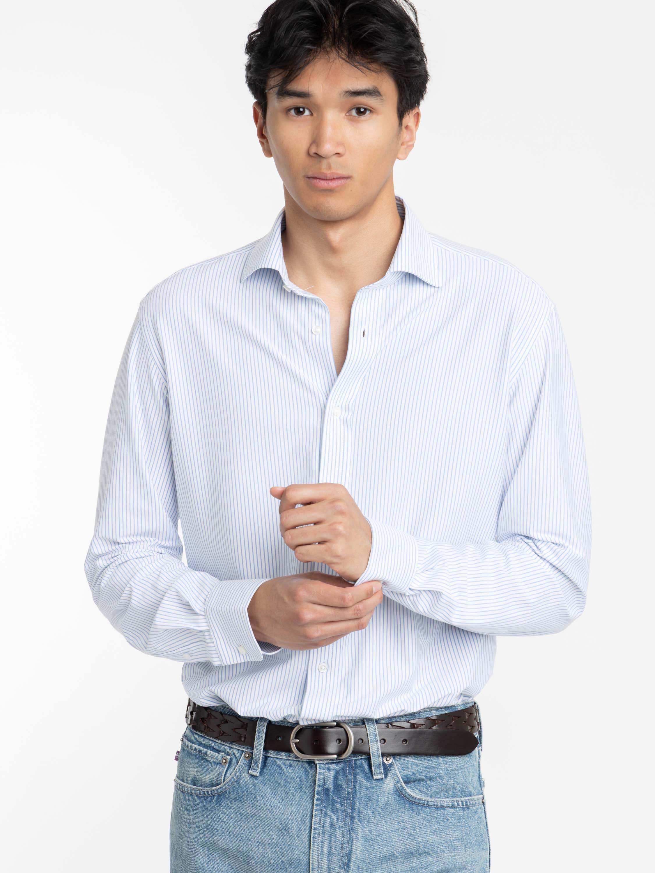 Light Blue Knit Shirt