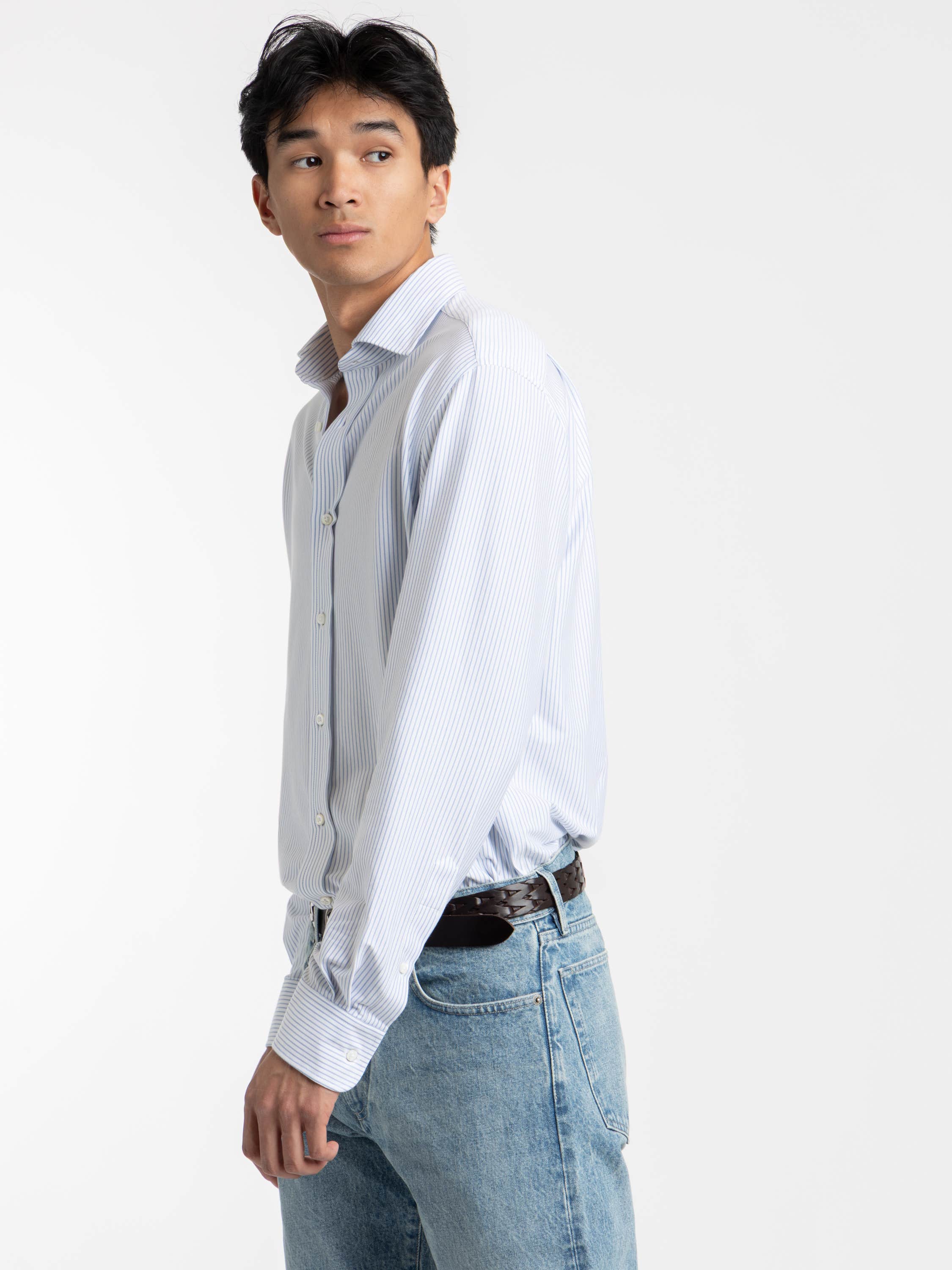 Light Blue Knit Shirt