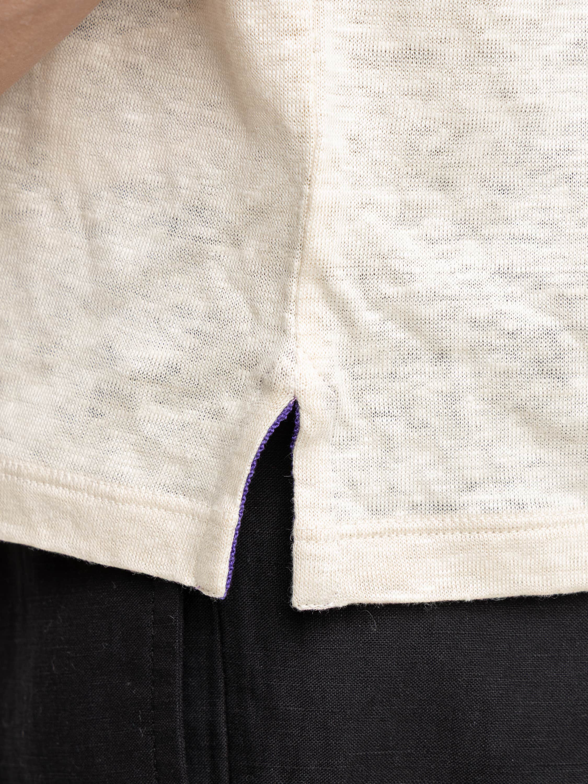 Limestone Linen Jersey Pocket T-Shirt
