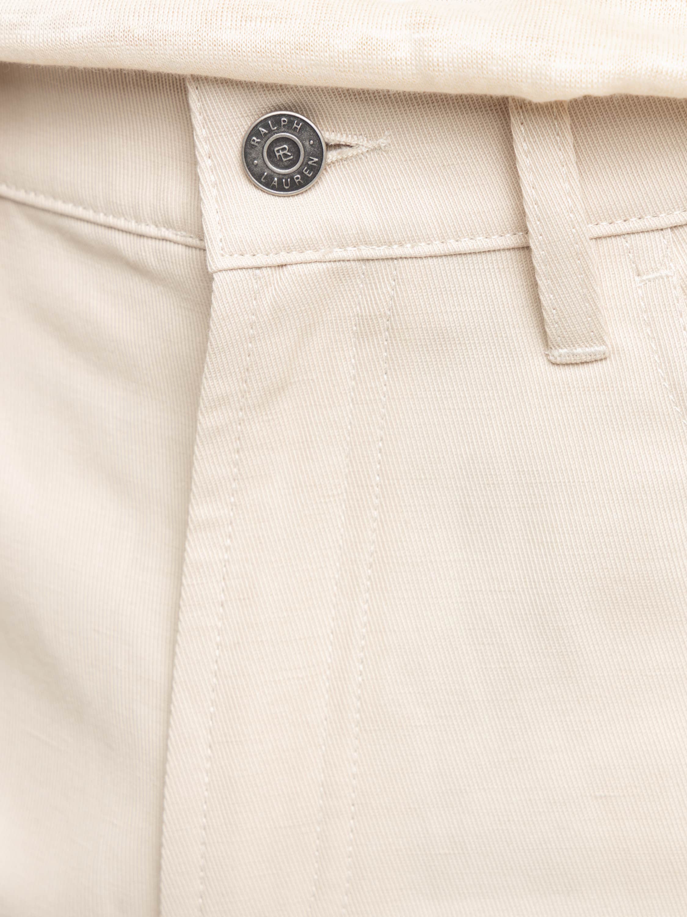 Limestone Straight Fit Cotton-Linen Jean