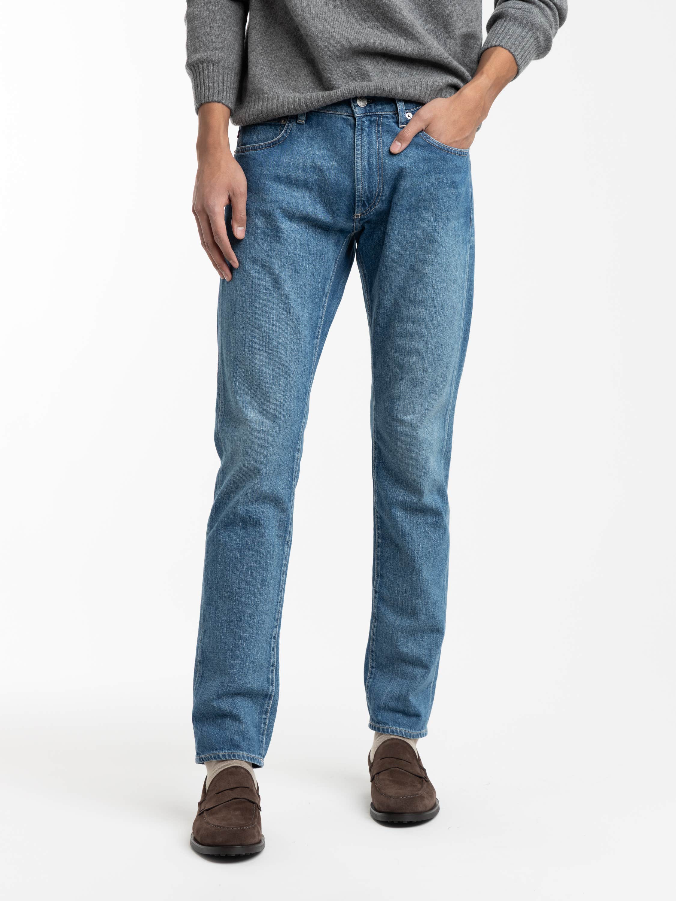 Slim Fit Indigo Blue Jean