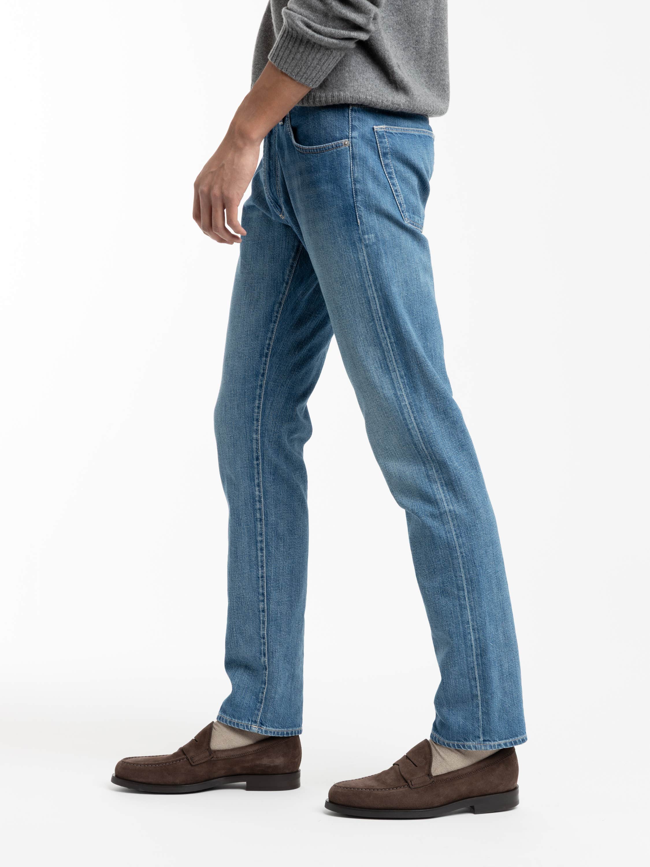 Slim Fit Indigo Blue Jean