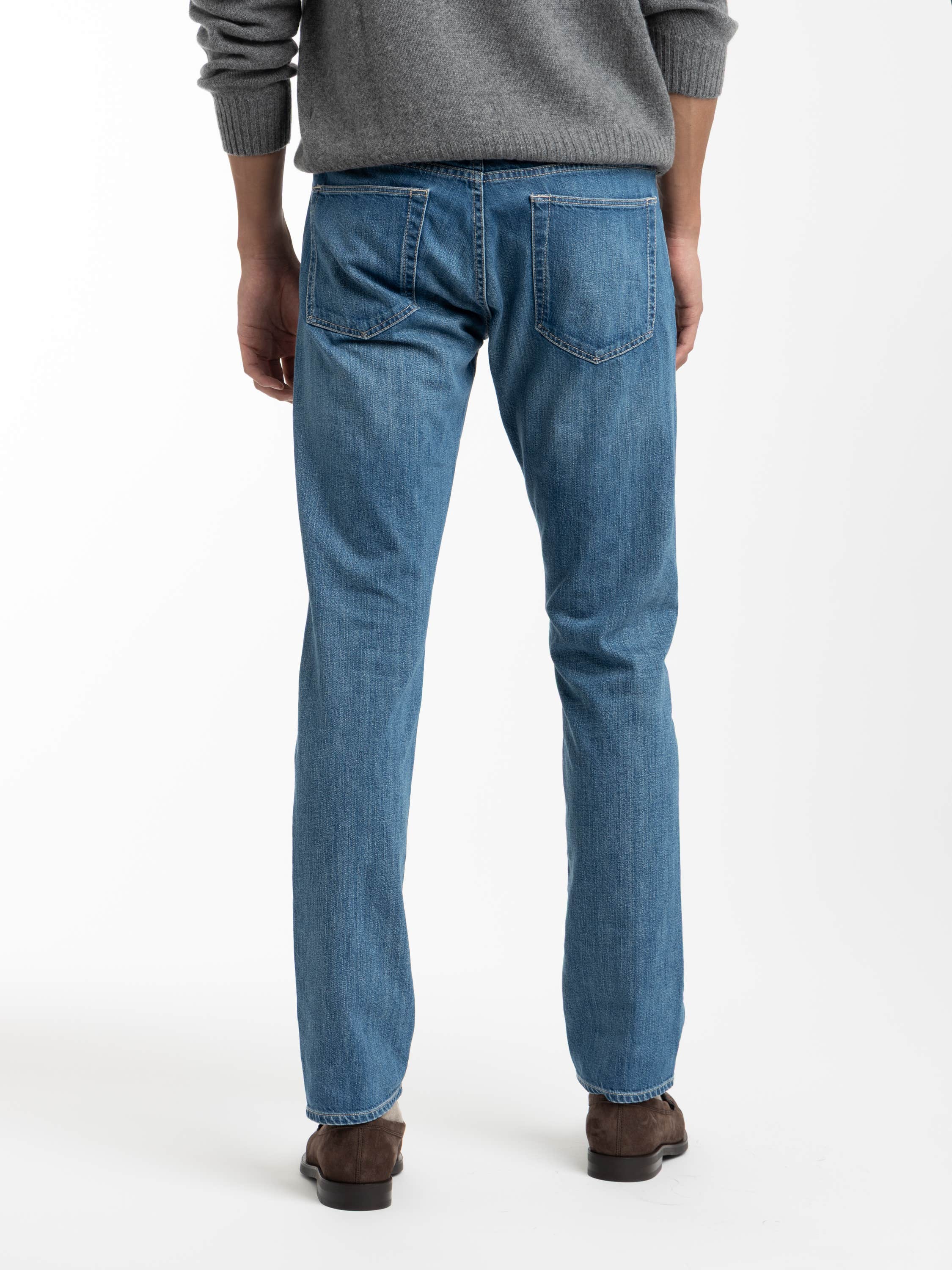 Slim Fit Indigo Blue Jean
