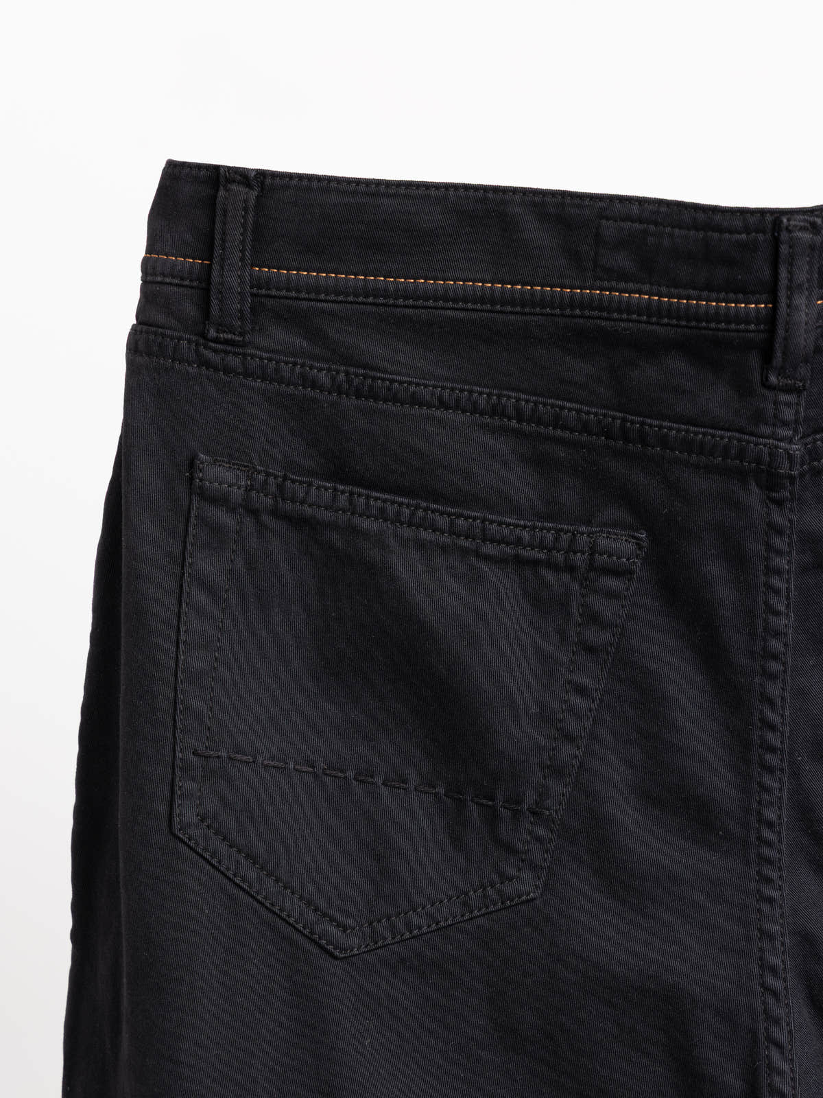 Black Cashmere-Blend Jeans