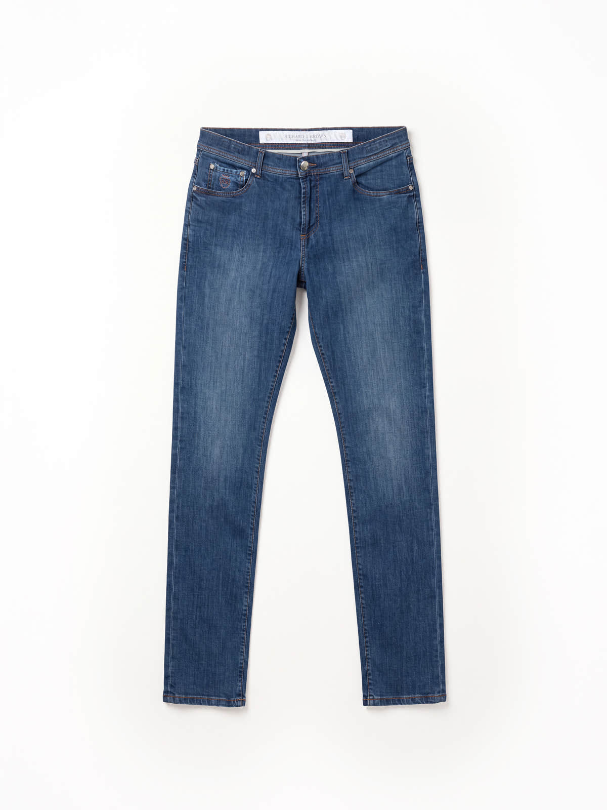 Mid-Wash Blue Icon Jeans