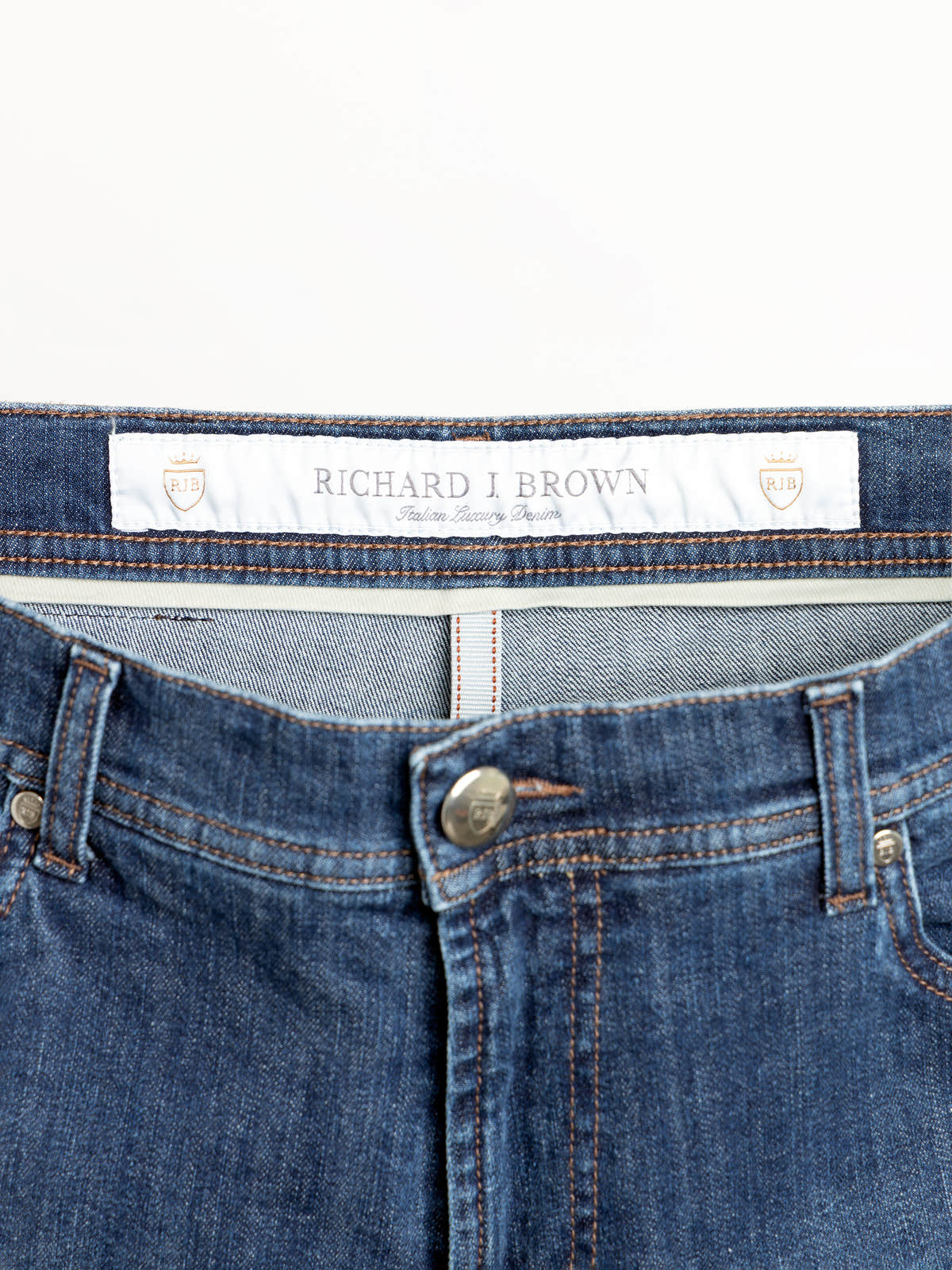 Mid-Wash Blue Icon Jeans